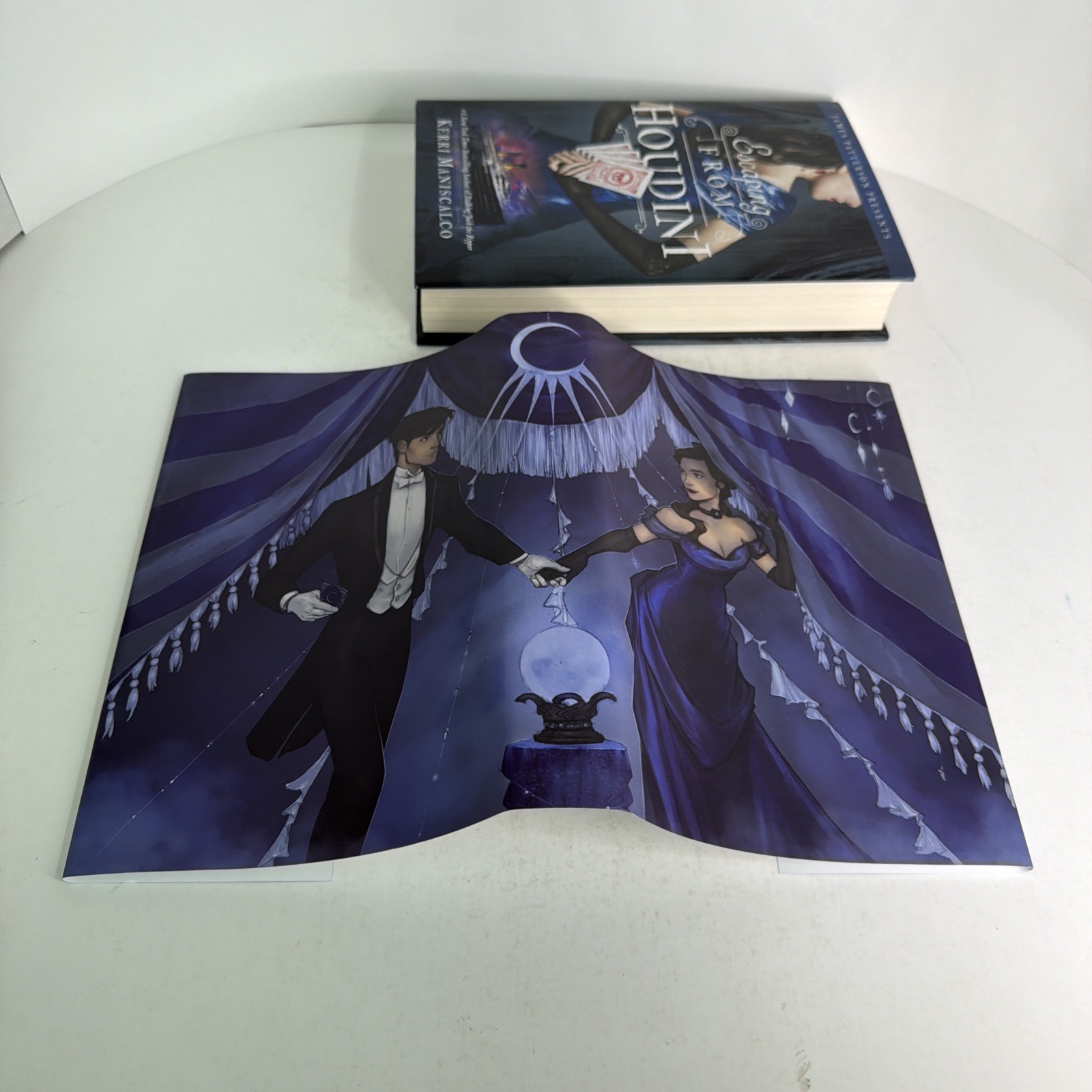 SIGNED Escaping From Houdini Kerri Maniscalco Special Edition Hardcover DJ