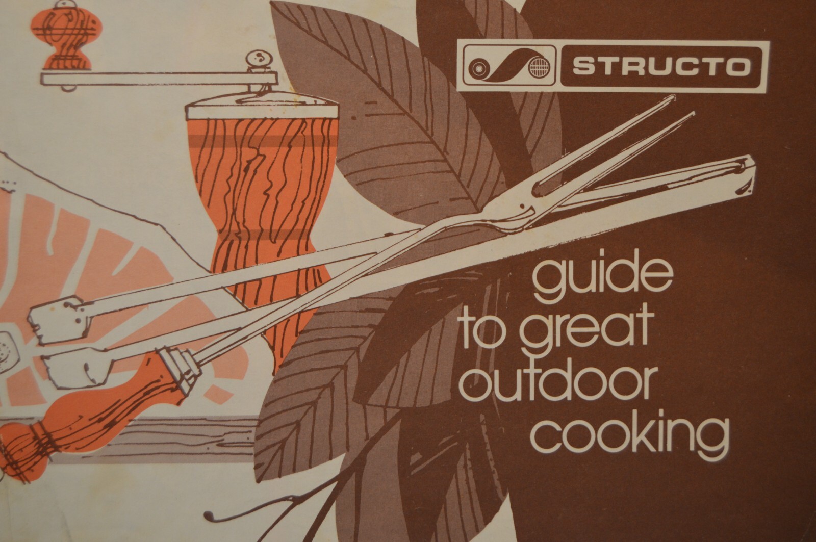 STRUCTO “GUIDE TO GREAT OUTDOOR COOKING” 20 Pages BARBECUE BAR-B-Q BARBEQUE
