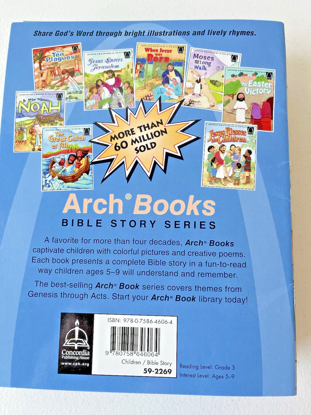 Lot of 18 ARCH books Learning Bible Stories Is Fun Religion for Children CLEAN