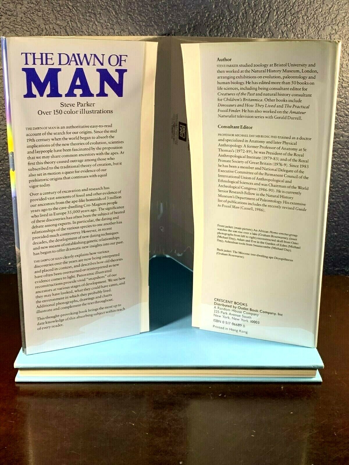 Steve Parker THE DAWN OF MAN Hardcover First Edition 1992 HC Book Evolution 1st/