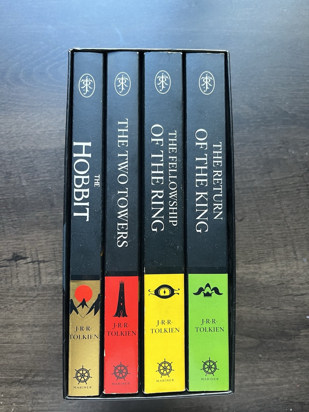 Tolkien Book Set Lord Of The Rings And Hobbit Mariner Publishing – Complete