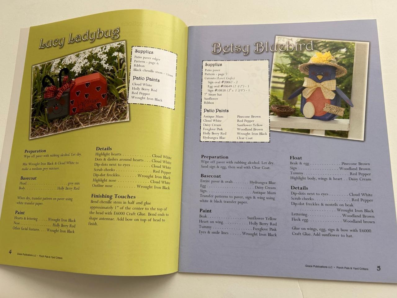 Marvelous Jars craft book Karen Popp 35 pages patterns decorative painting
