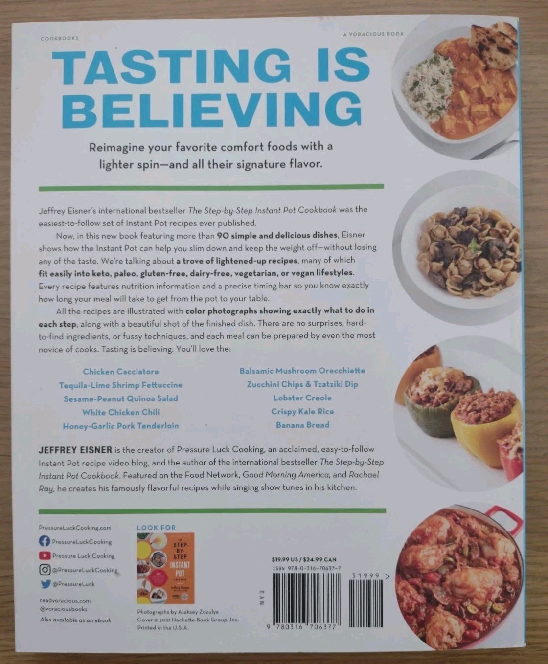 THE LIGHTER STEP-BY-STEP INSTANT POT COOKBOOK by Jeffrey Eisner – 2021