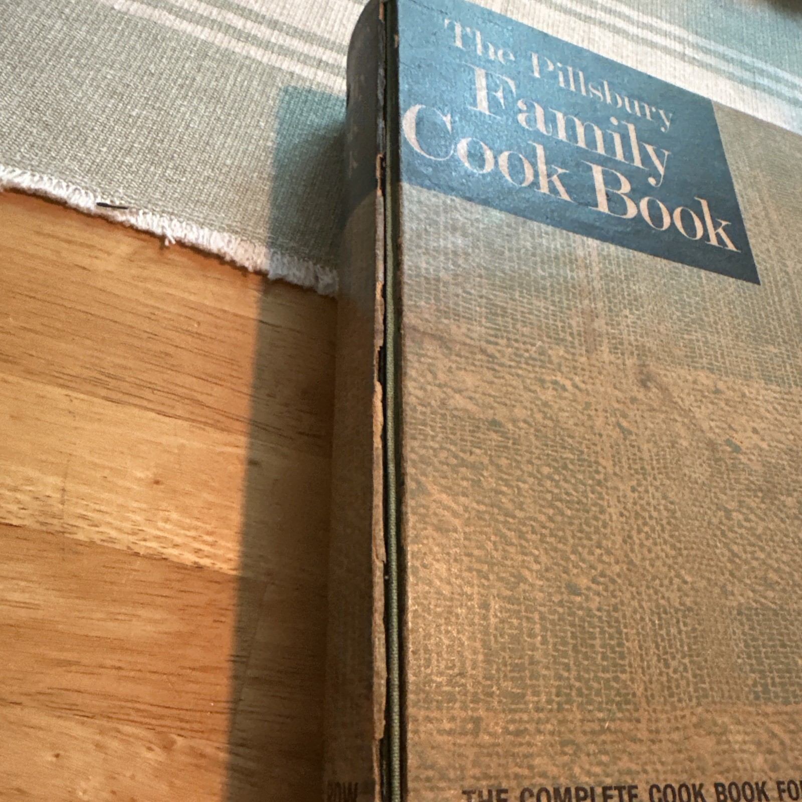 Vintage 1963 The Pillsbury Family Cook Book Hardcover Missing The First 4 Pages