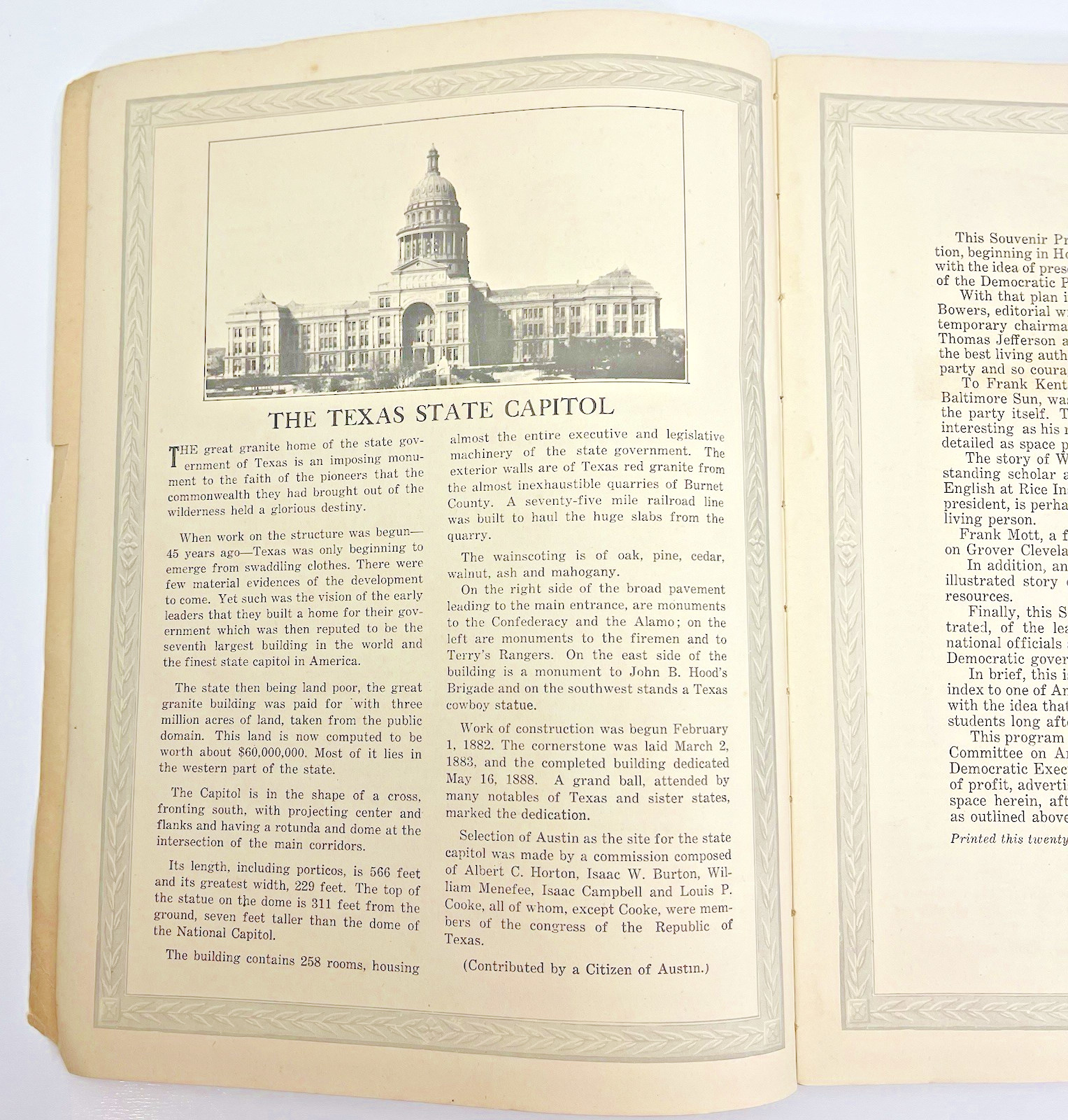1928 Democratic National Convention Official Souvenir Program Extremely Rare!