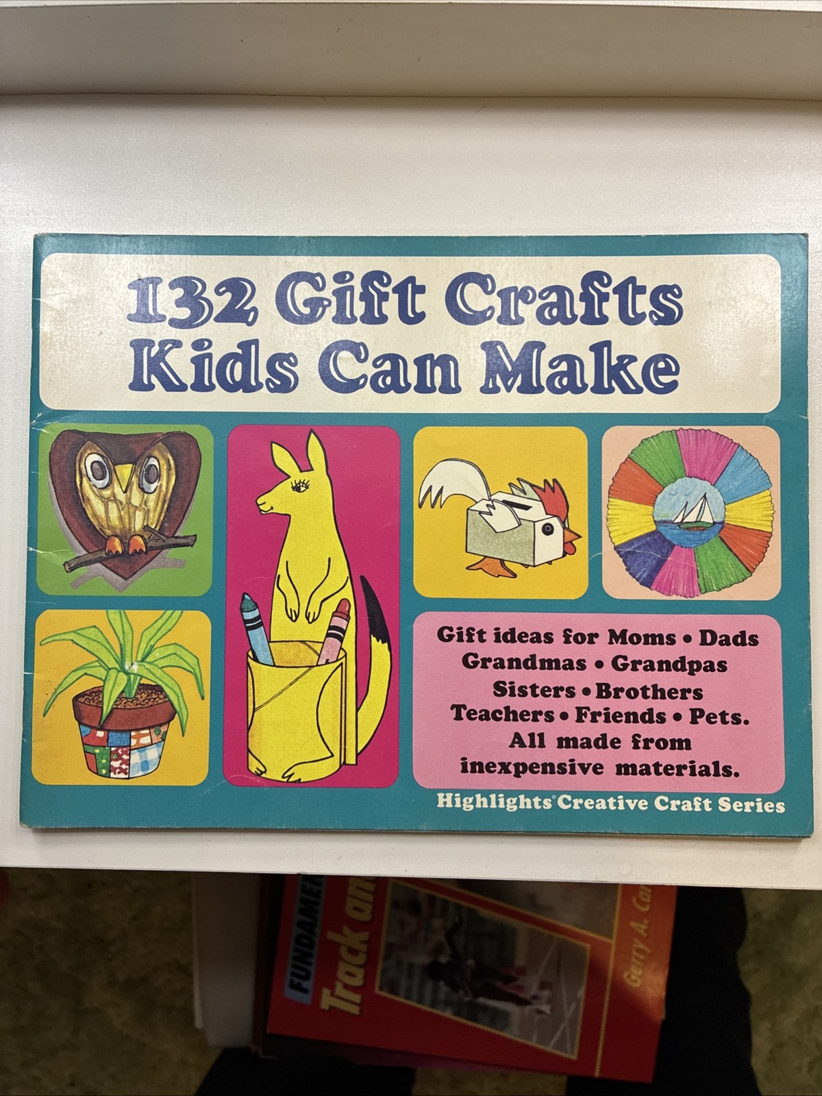 Highlights Creative Craft Series 4 Book Lot Set Vintage Kids Craft Ideas Books