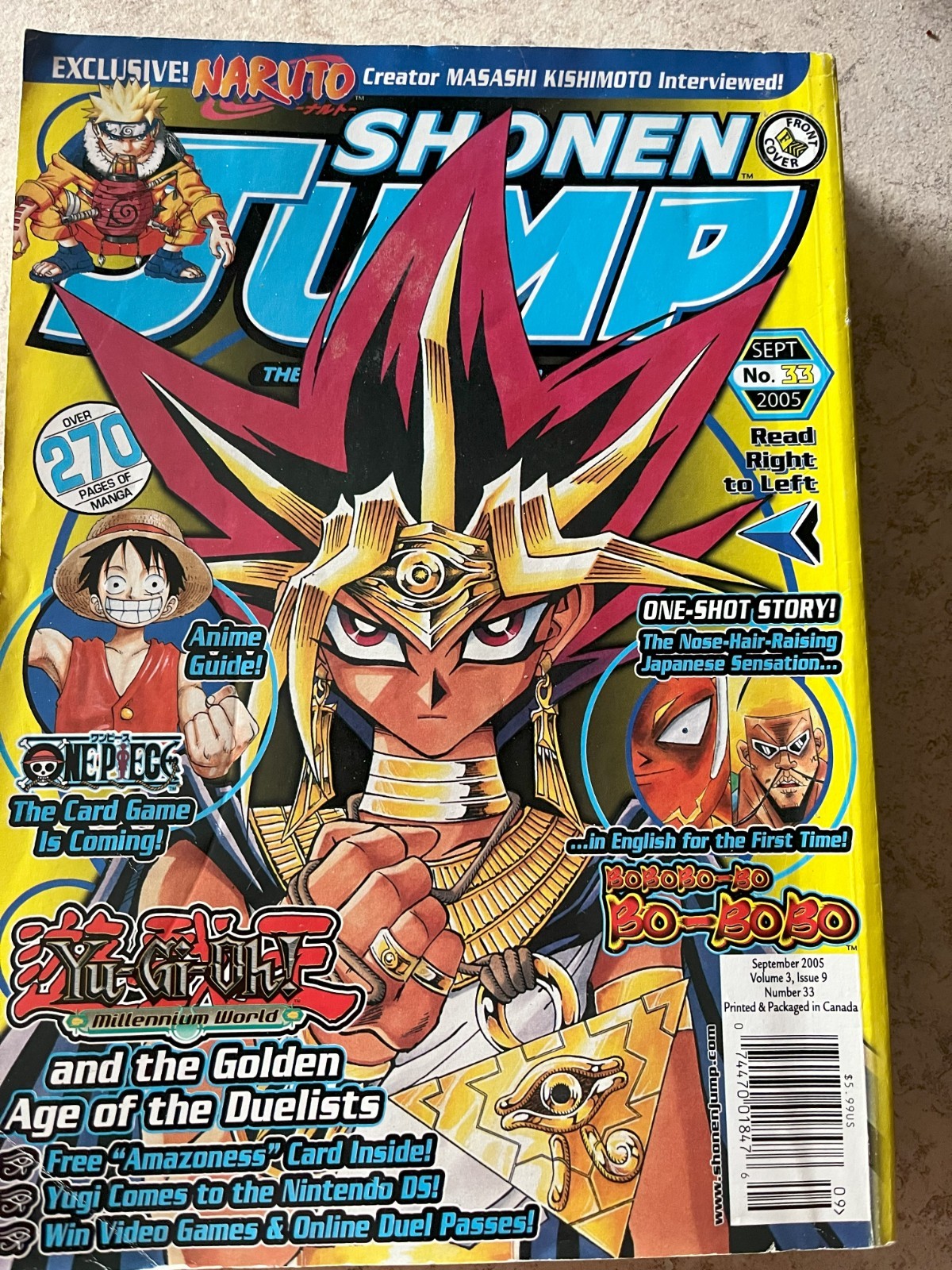 Shonen Jump Sept No. 33 (2005) Over 270 Pages of Manga