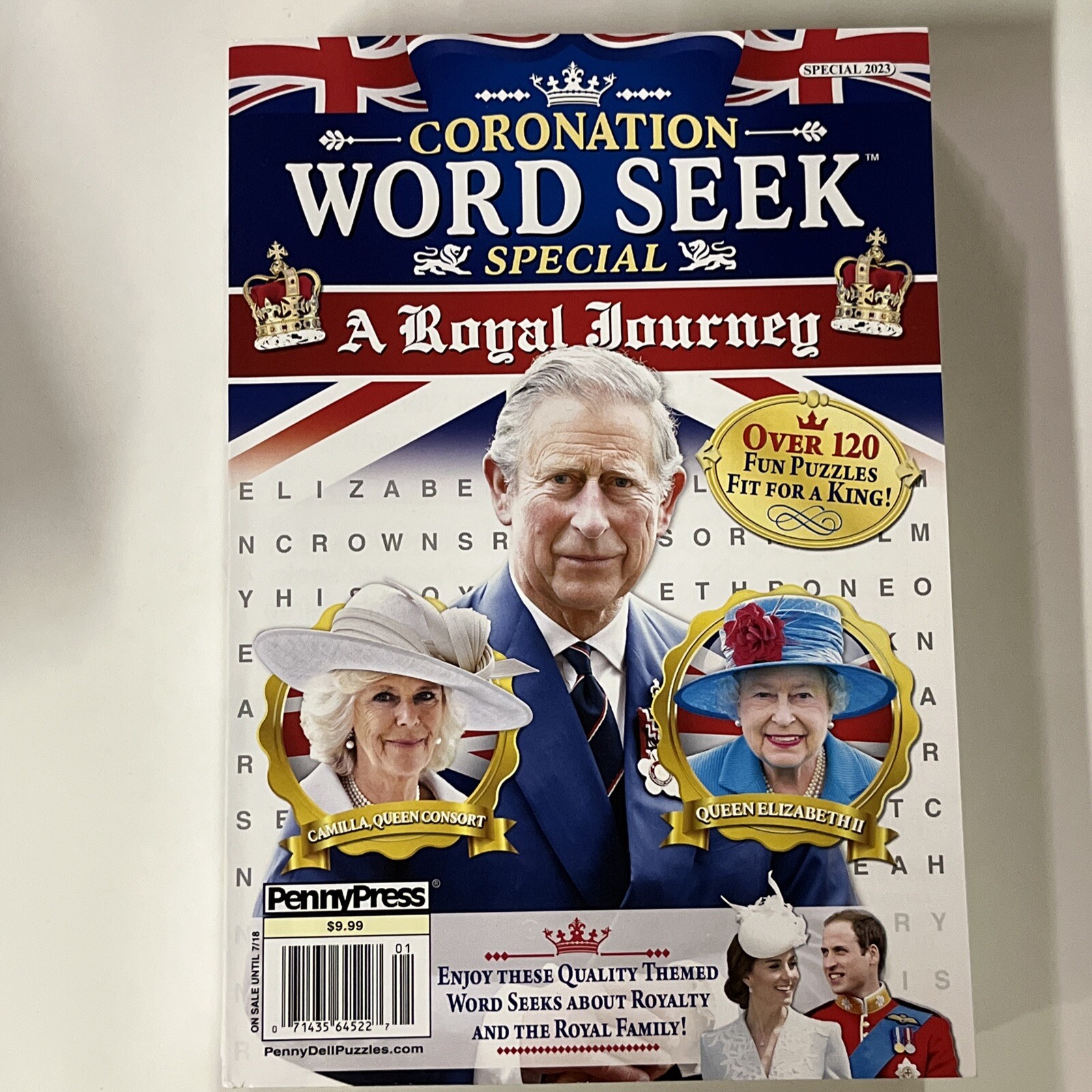 Word Seek Coronation Special A Royal Journey 146 Pages Over 120 Fun Puzzles!