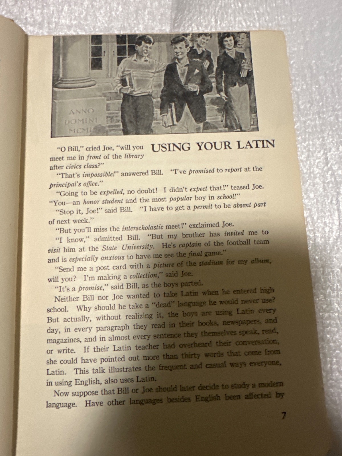 Using Latin by Gummere, Horn 1955 Illustrated