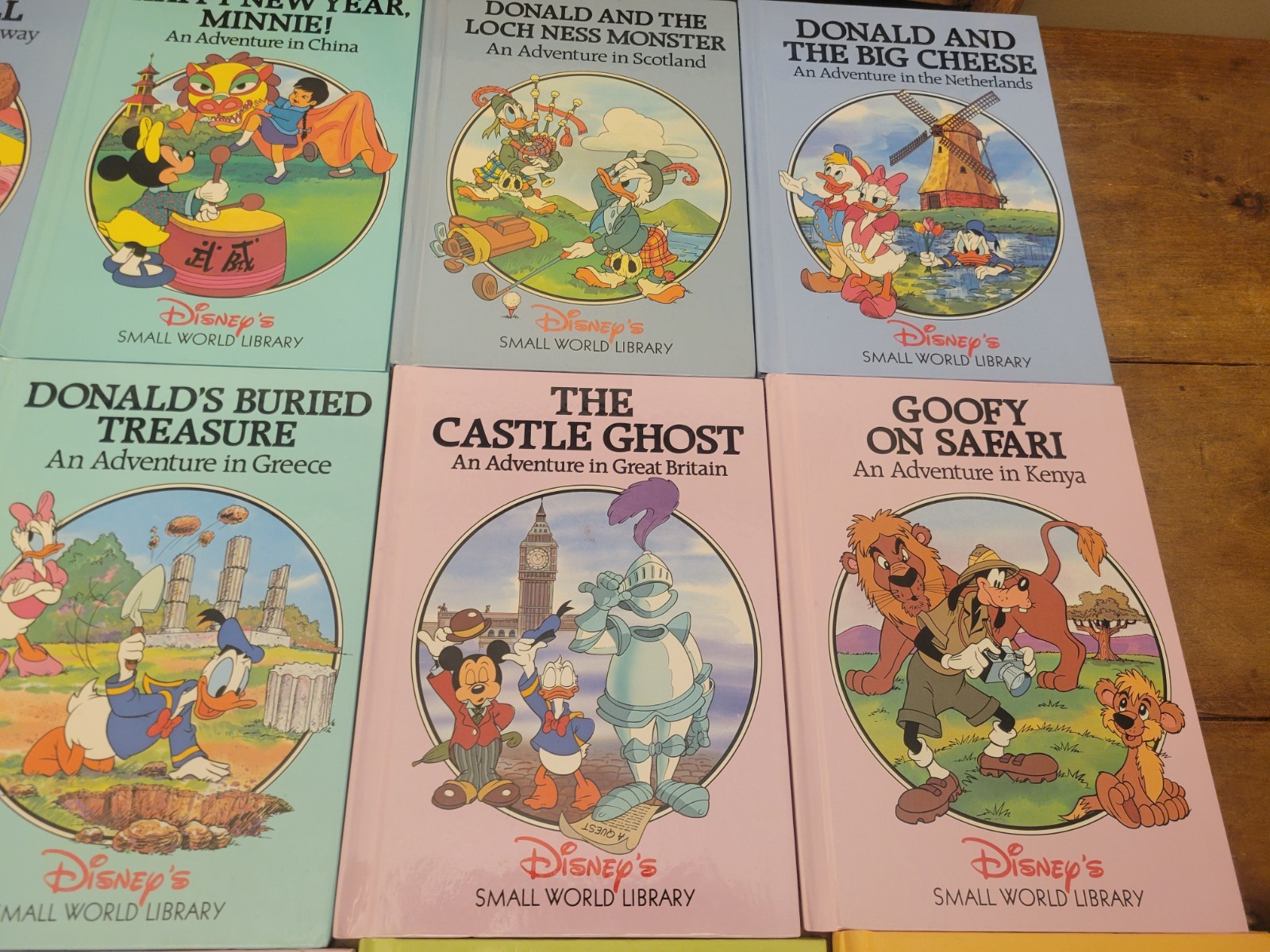 Disney’s Small World Library Lot Of 15 Hardcover Kids Books Vintage Countries