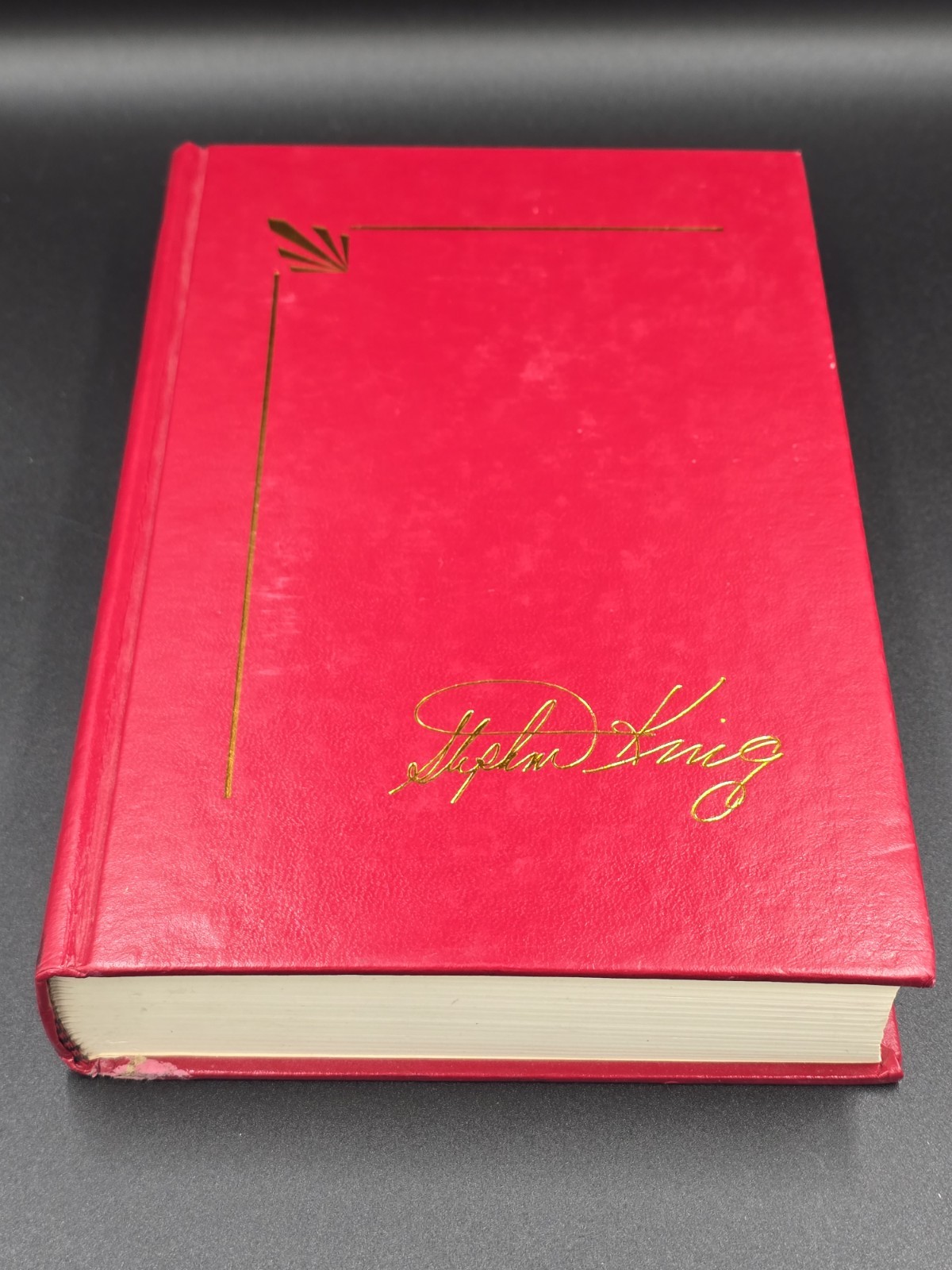 Tommyknockers Stephen King Library Red Leather-Bound Vintage Horror HC Rare 1990