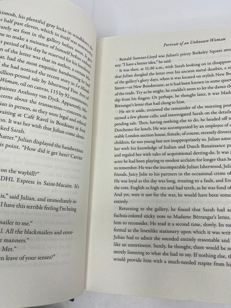 Portrait of an Unknown Woman by Daniel Silva (2022, Hardcover)