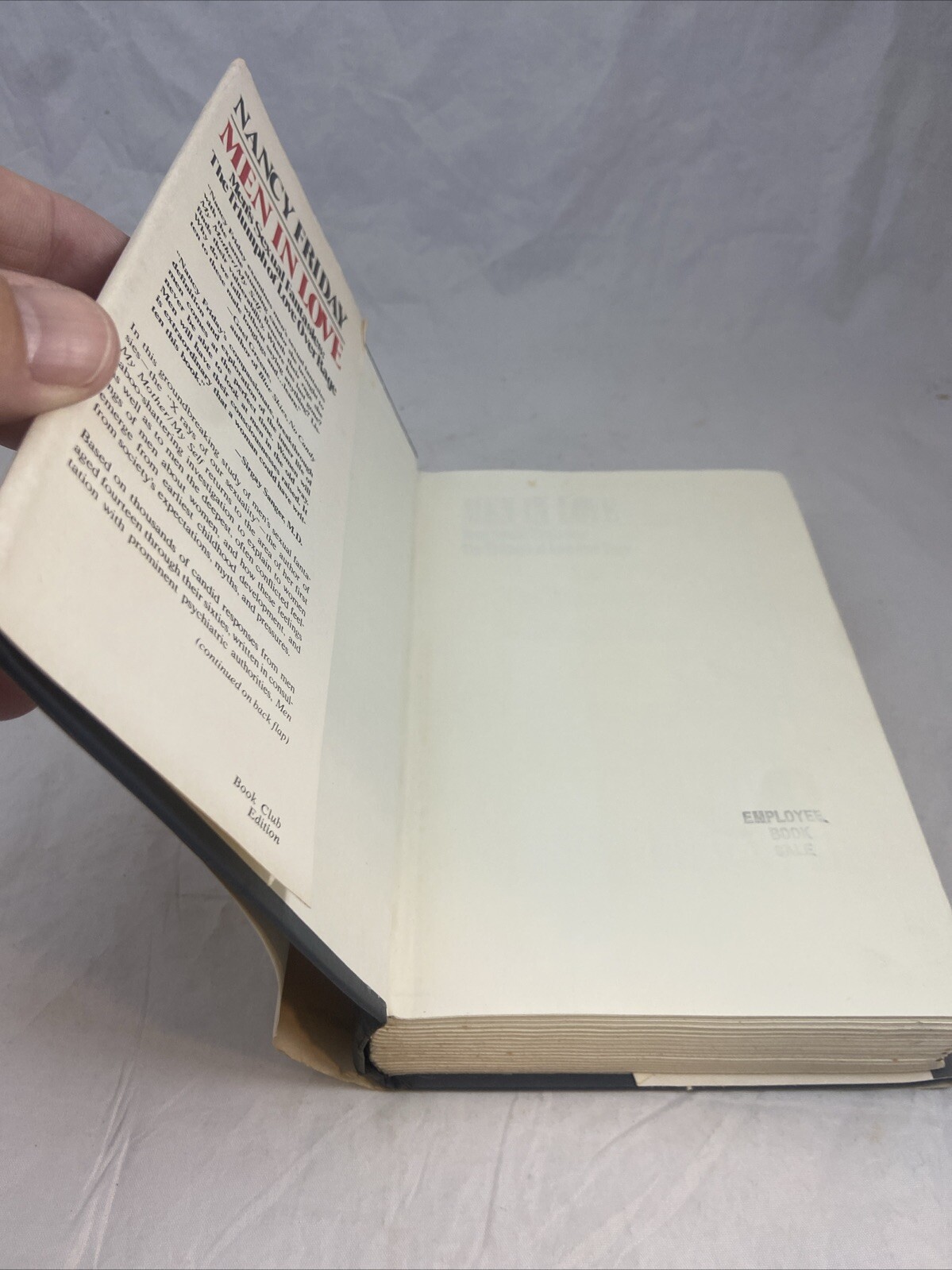 Men In Love: Men’s Sexual Fantasies… Vintage Paperback 1980 by Nancy Friday