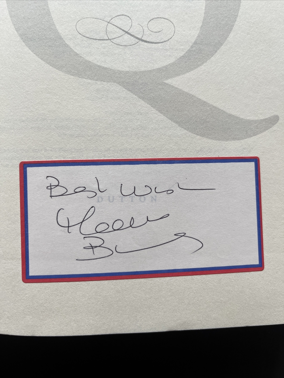 First Printing Quentins with bookplate signed by Maeve Binchy (2002, Hardcover)