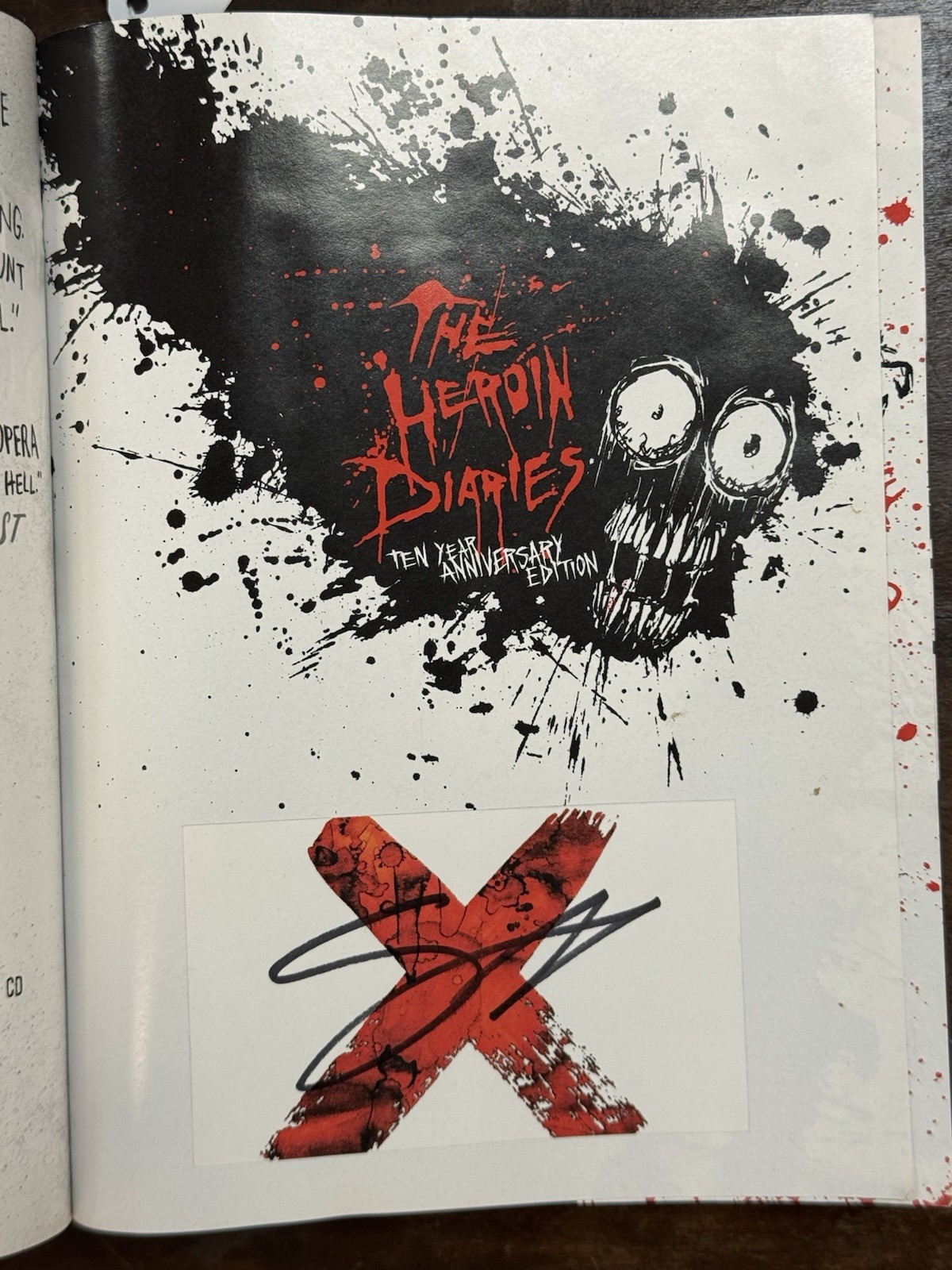 The Heroin Diaries By Nikki Sixx SIGNED 10th Anniversary Edition – Motley Crue