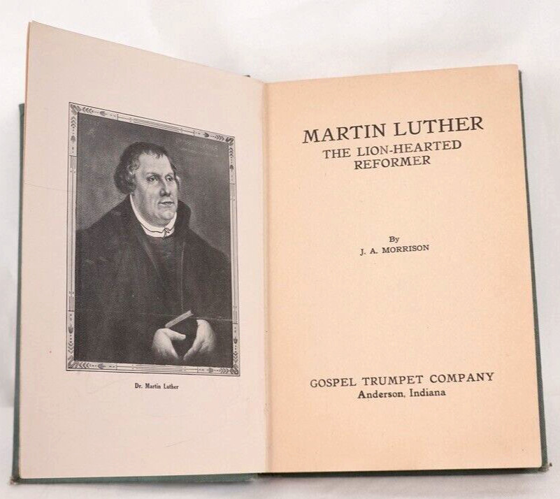 YOU CAN WIN Norman Vincent Peale 1938+Martin Luther THE LION-HEARTED REFORM 1924