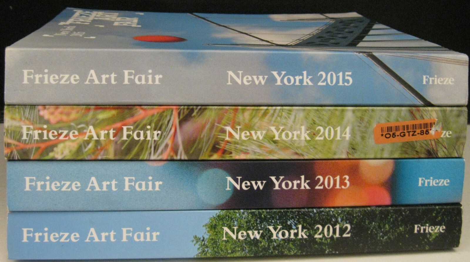 FRIEZE ART FAIR NEW YORK 2012, 2013, 2014, AND 2015 CONTEMPORARY ART LOT OF 4