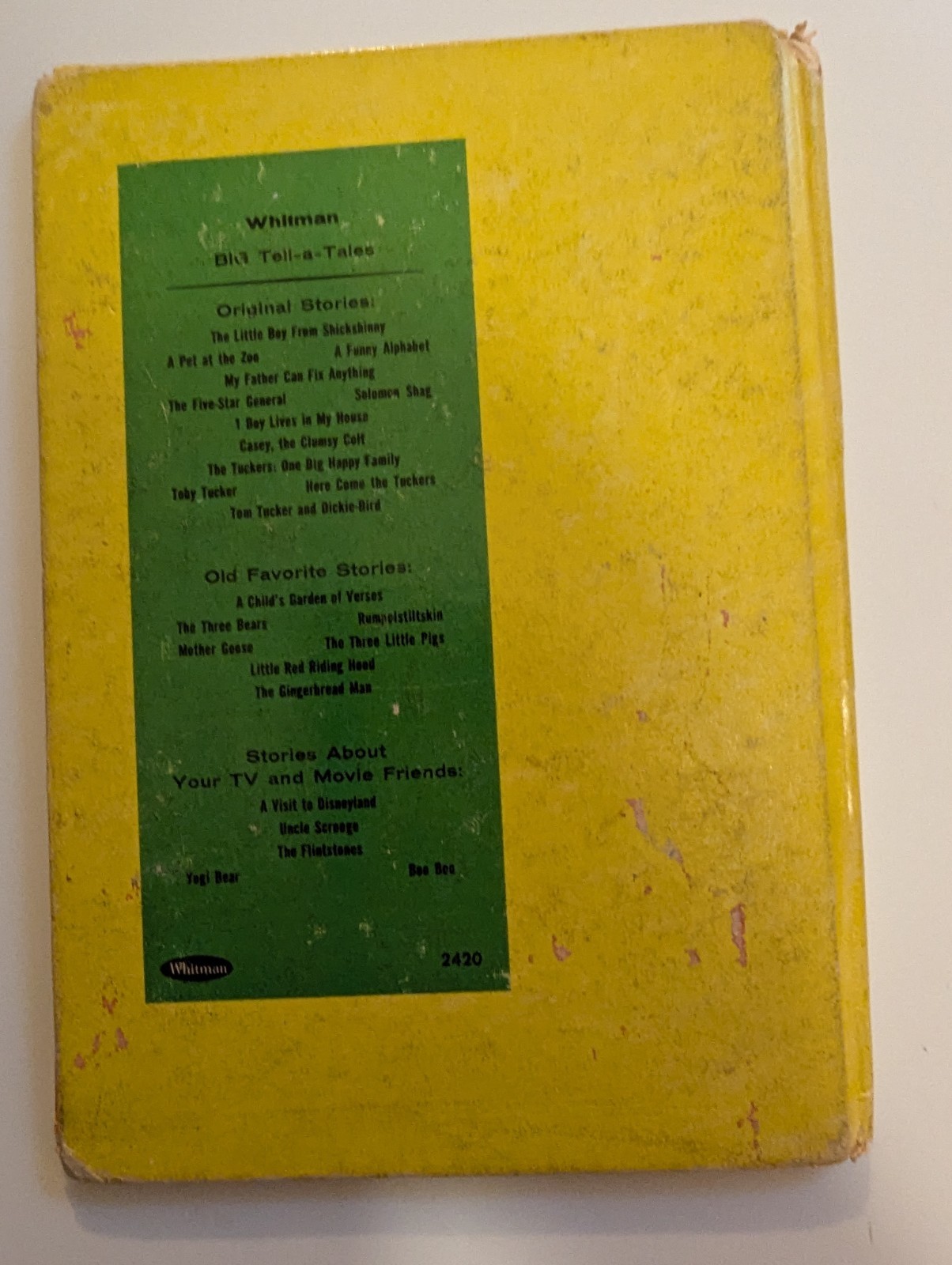 Whitman BIG Tell-a-Tale 1 Boy Lives in My House HC 1965 Aliki Illus vintage