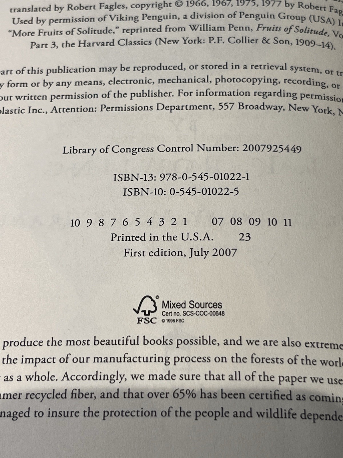 Harry Potter & The Deathly Hallows – TRUE 1st Print 1st Edition – 759 Page Error