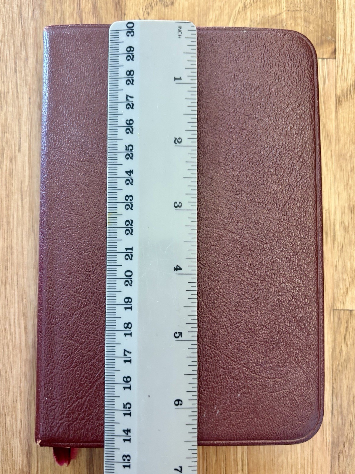 Oxford Self Pronouncing Bible KJV Burgundy Leather Index Tabs Topaz India Paper