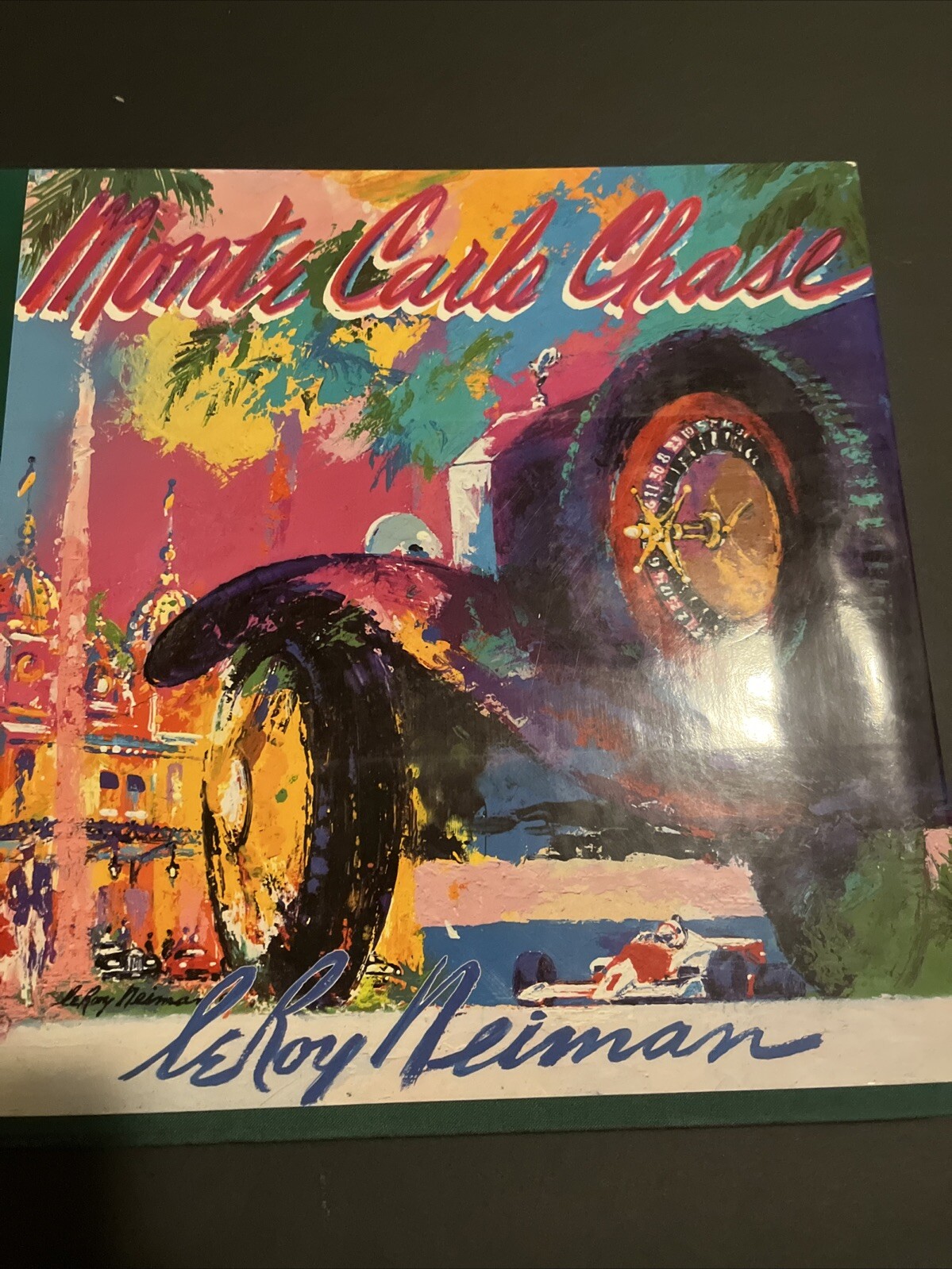 Monte Carlo Chase – LeRoy Neiman Hardcover (1988). Coffee Table Book