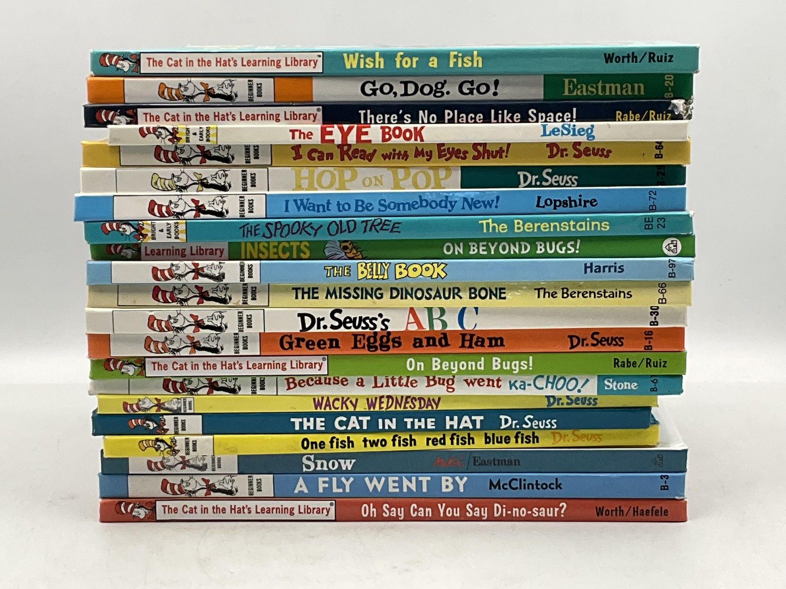 Lot Of 21 Mixed Children’s Books The Cat In The Hat’s Learning Library Hardcover