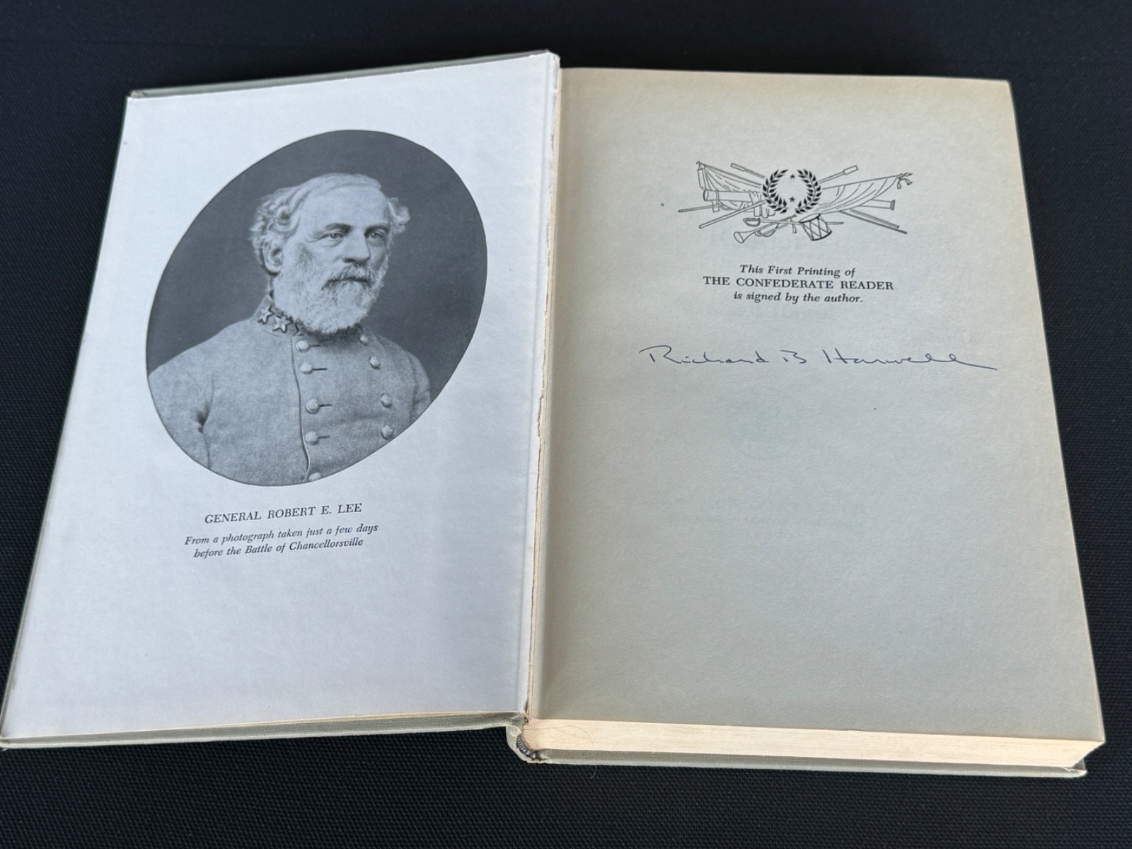 The Confederate Reader by Richard B Harwell (SIGNED Copy) Civil War History Text