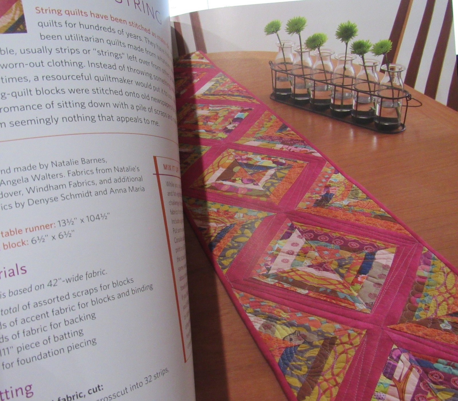 MODERN TWIST Create Quilts w/ a Colorful Spin Natalie Barnes Quilt Pattern Book