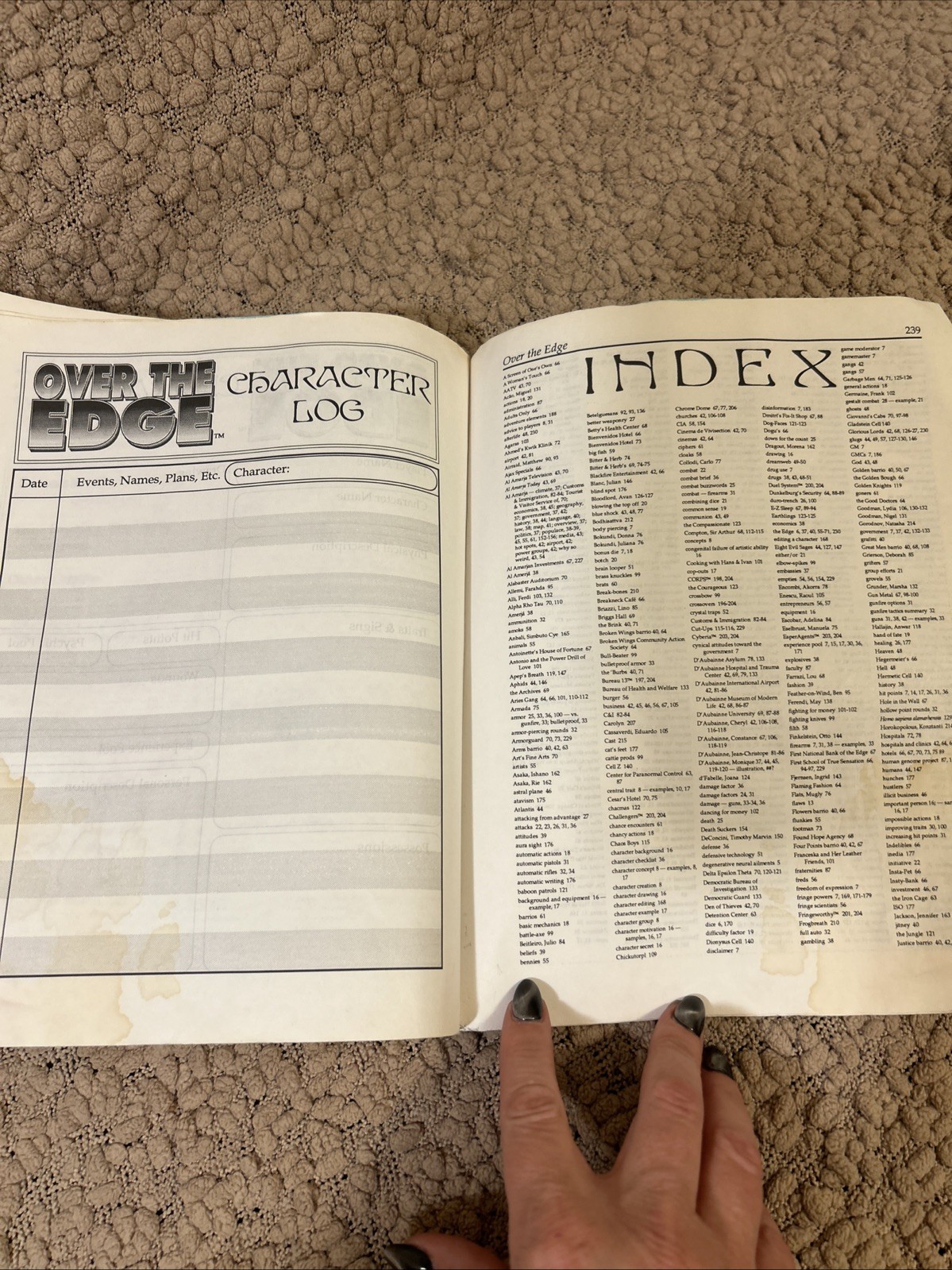Atlas Games AG 2000 Jonathan TweetOver the Edge: Psychosurreal Roleplaying