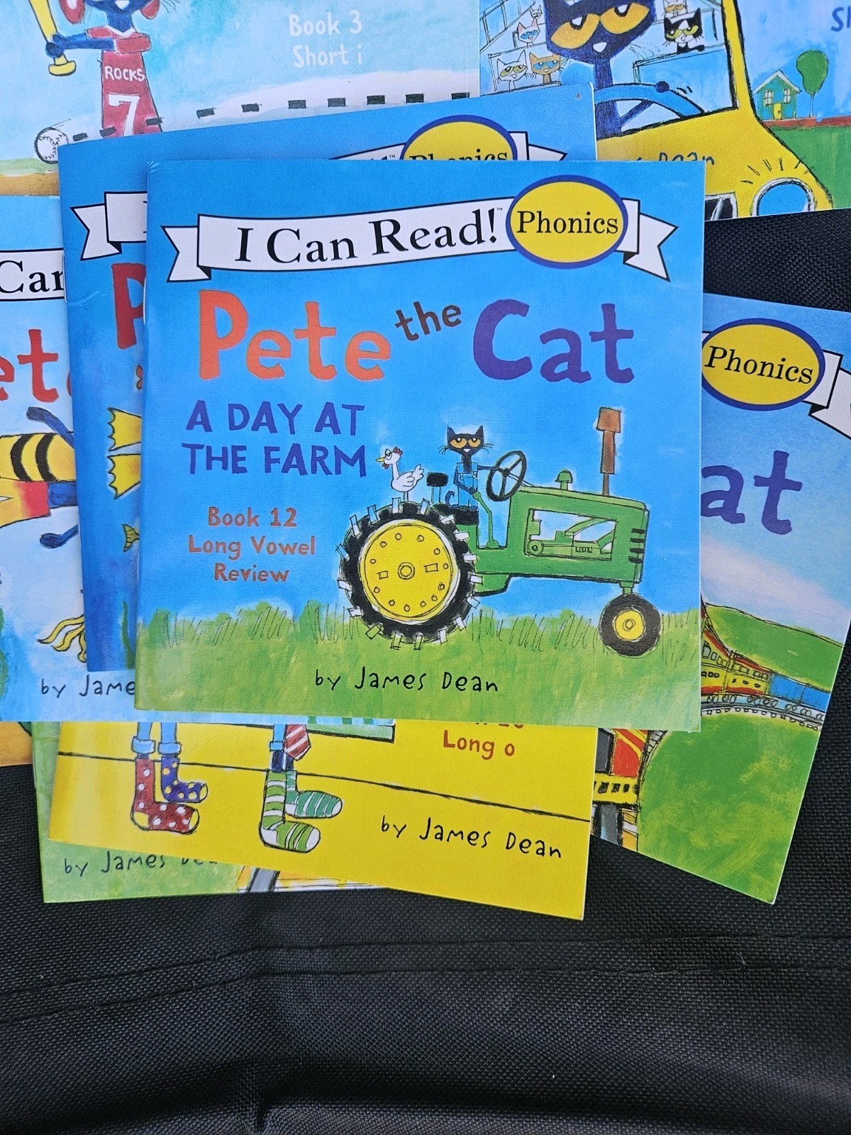 Pete the Cat Childrens Kids Books Lot Of 12 I Can Read Phonics Set By James Dean