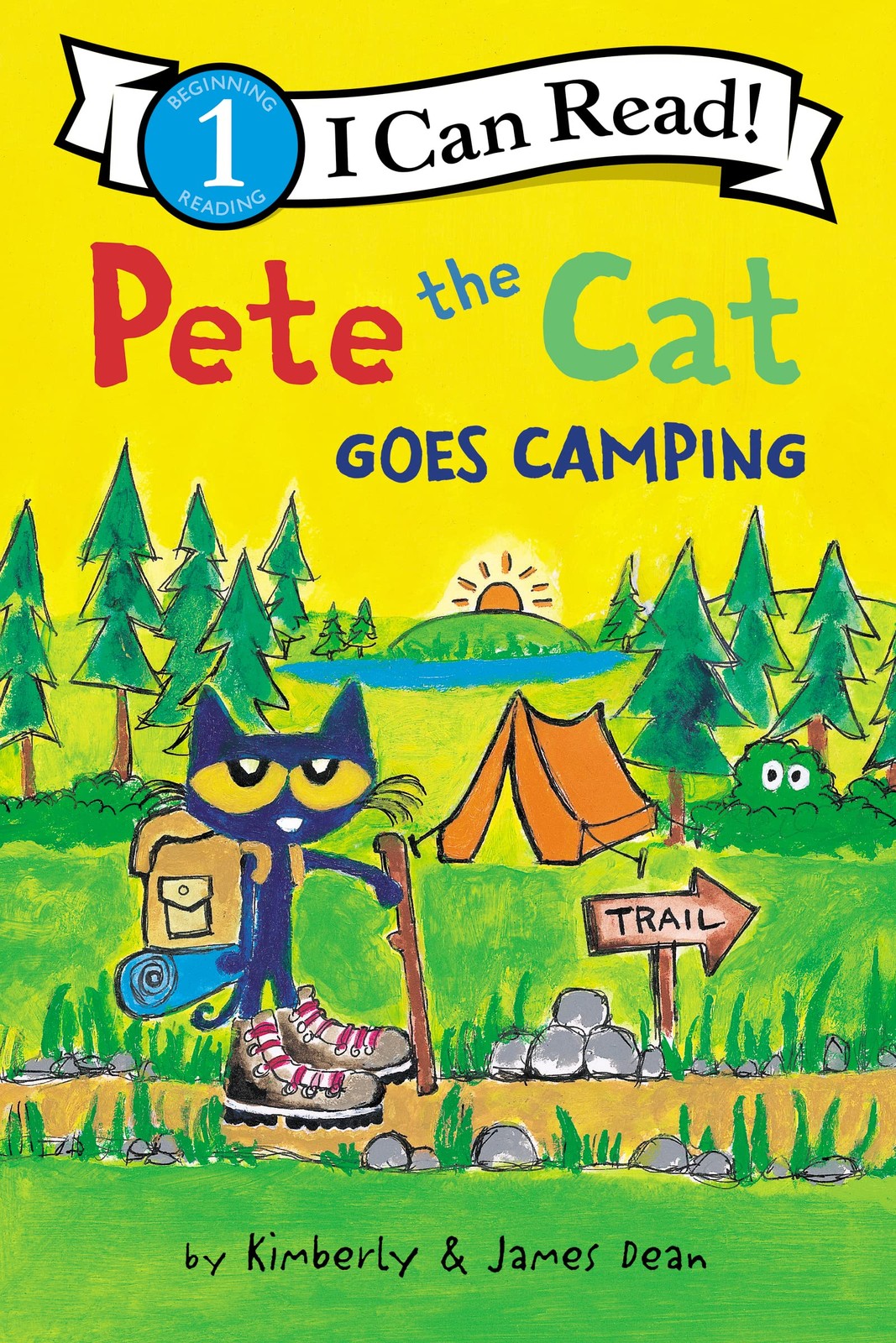 Pete the Cat Goes Camping (I Can Read Level 1) – paperback Dean, James|Dean,…
