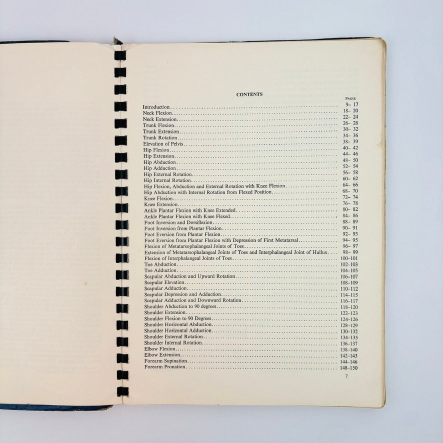 Muscle Testing Techniques Manual and Examination1947 First Edition 3rd Printing