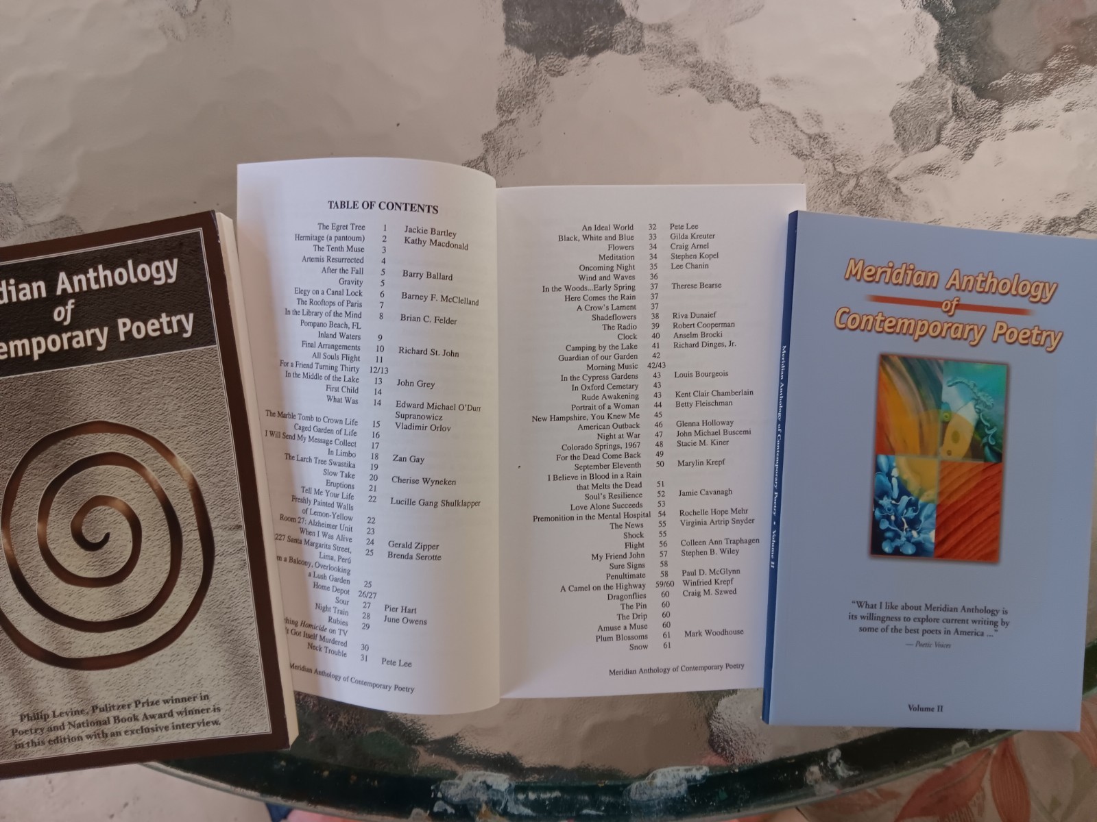 Poetry Collection – Meridian Anthology ( Vol. 1 to 3 – brand new )