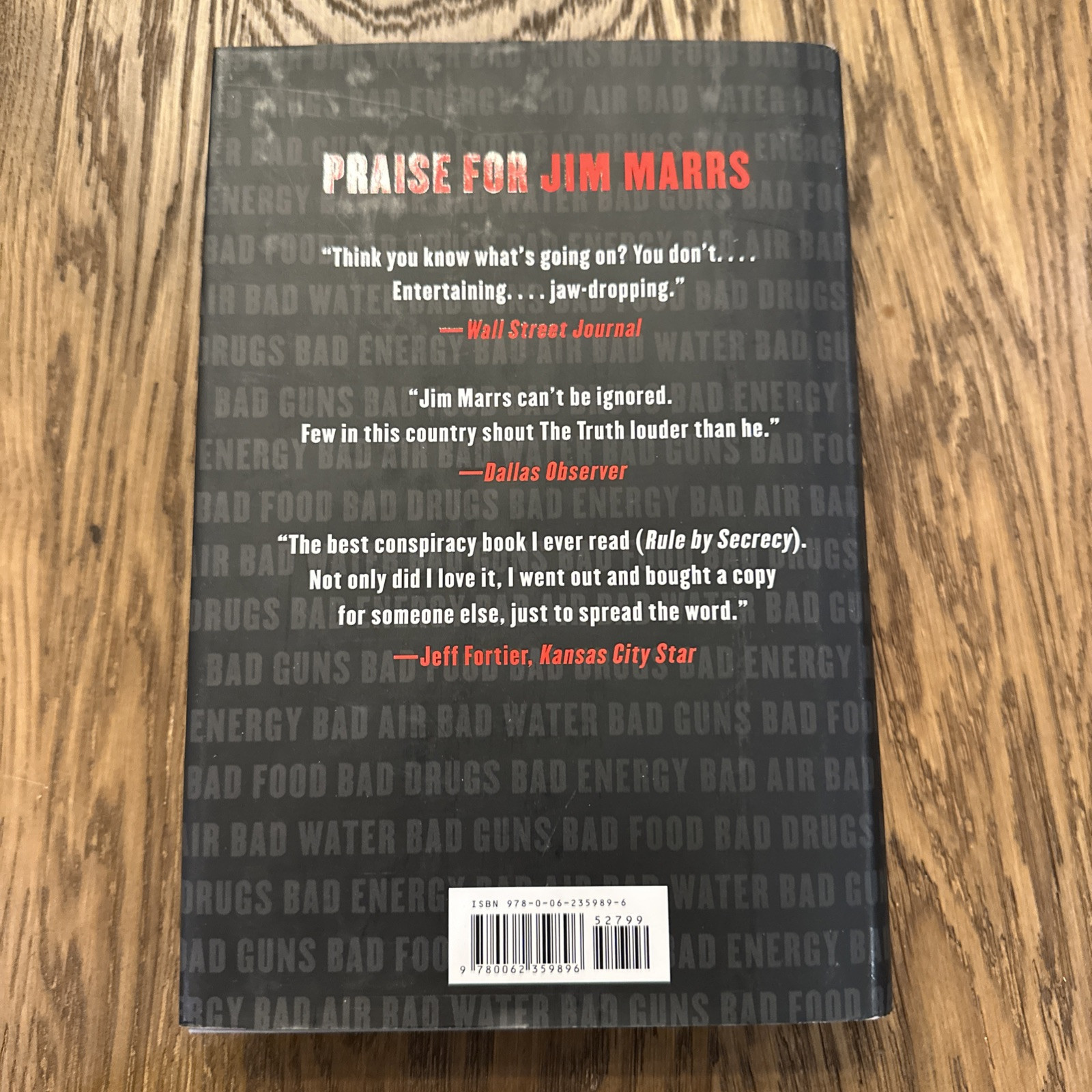 Population Control: How Corporate Owners Are Killing Us by Jim Marrs: Used