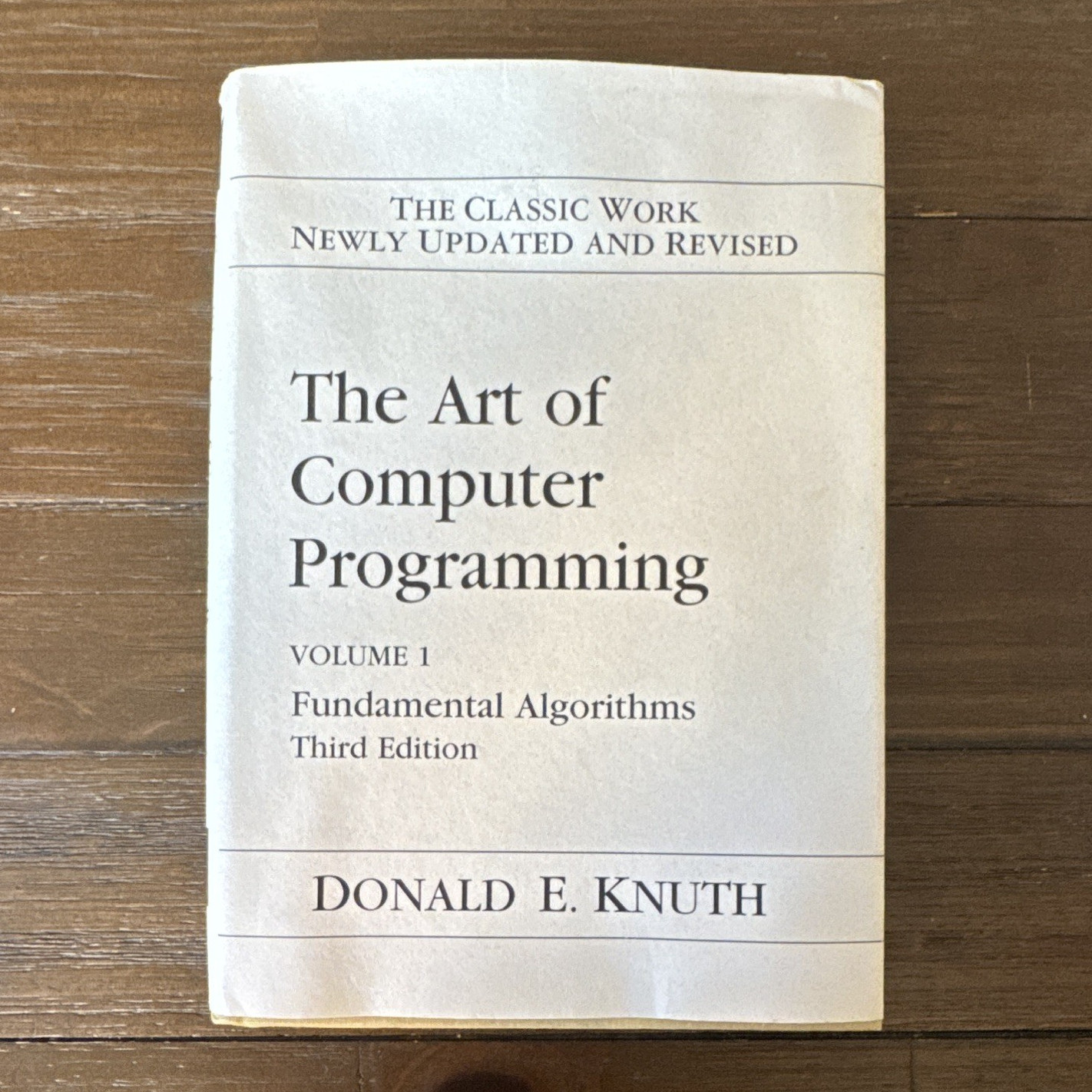 The Art of Computer Programming Vol 1 Fundamental Algorithms 3rd Rev Knuth PB