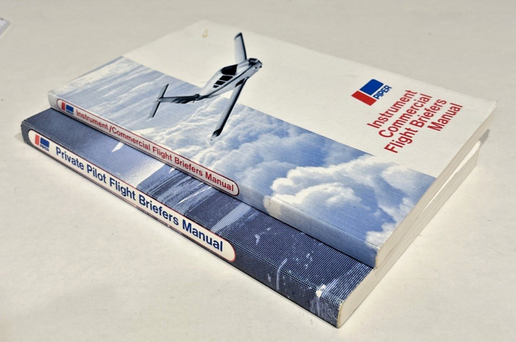 Piper INSTRUMENT COMMERCIAL Flight Briefers Manuals 1979 PB Illustrated JEPPESEN
