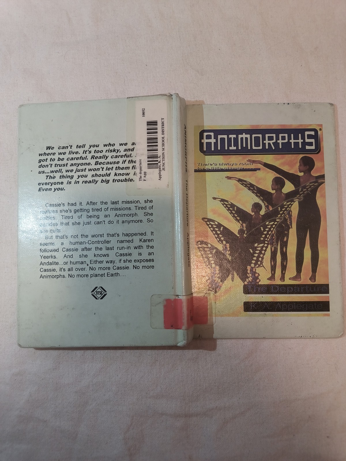 Animorphs The Departure by K.A. Applegate Hardcover 1998 1st Scholastic Ex-Lib