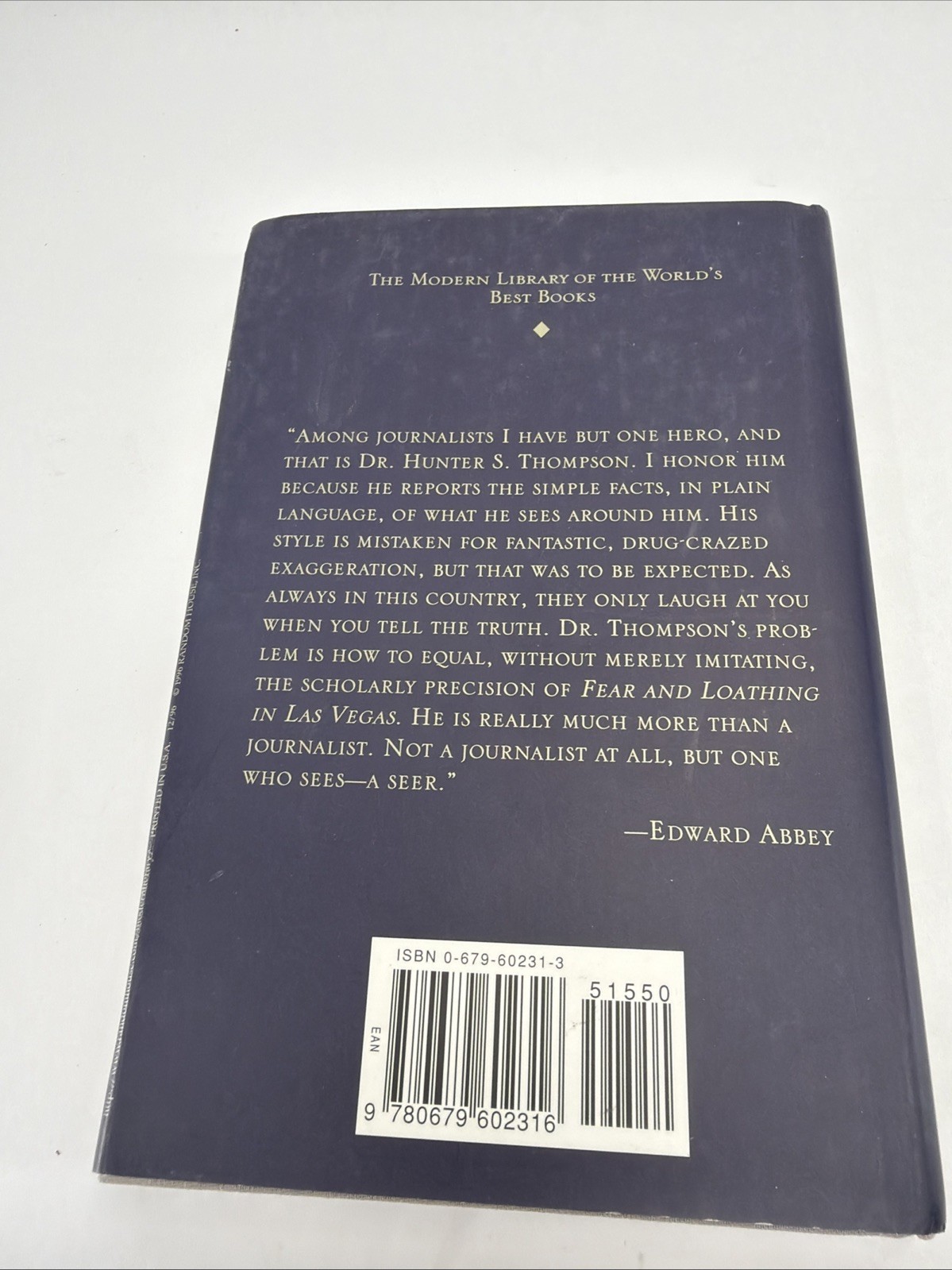 Fear and Loathing in Las Vegas and Other American Stories by Hunter S. Thompson