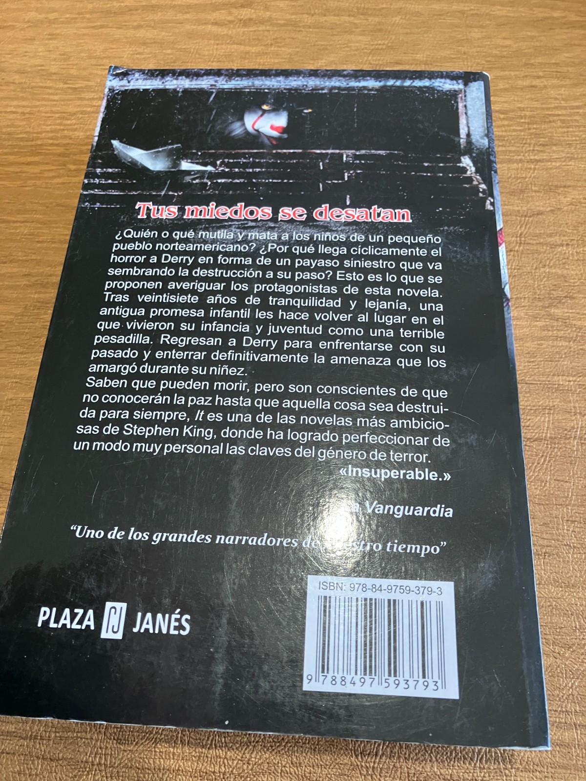 It (Eso) / It: A Novel (Spanish Edition) by Stephen King 1986 NEW PAPERBACK