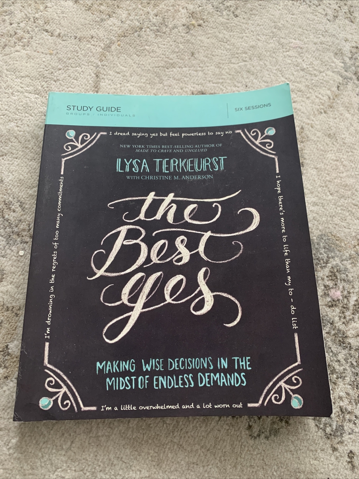 The Best Yes Study Guide by Lysa TerKeurst (2014, Trade Paperback)