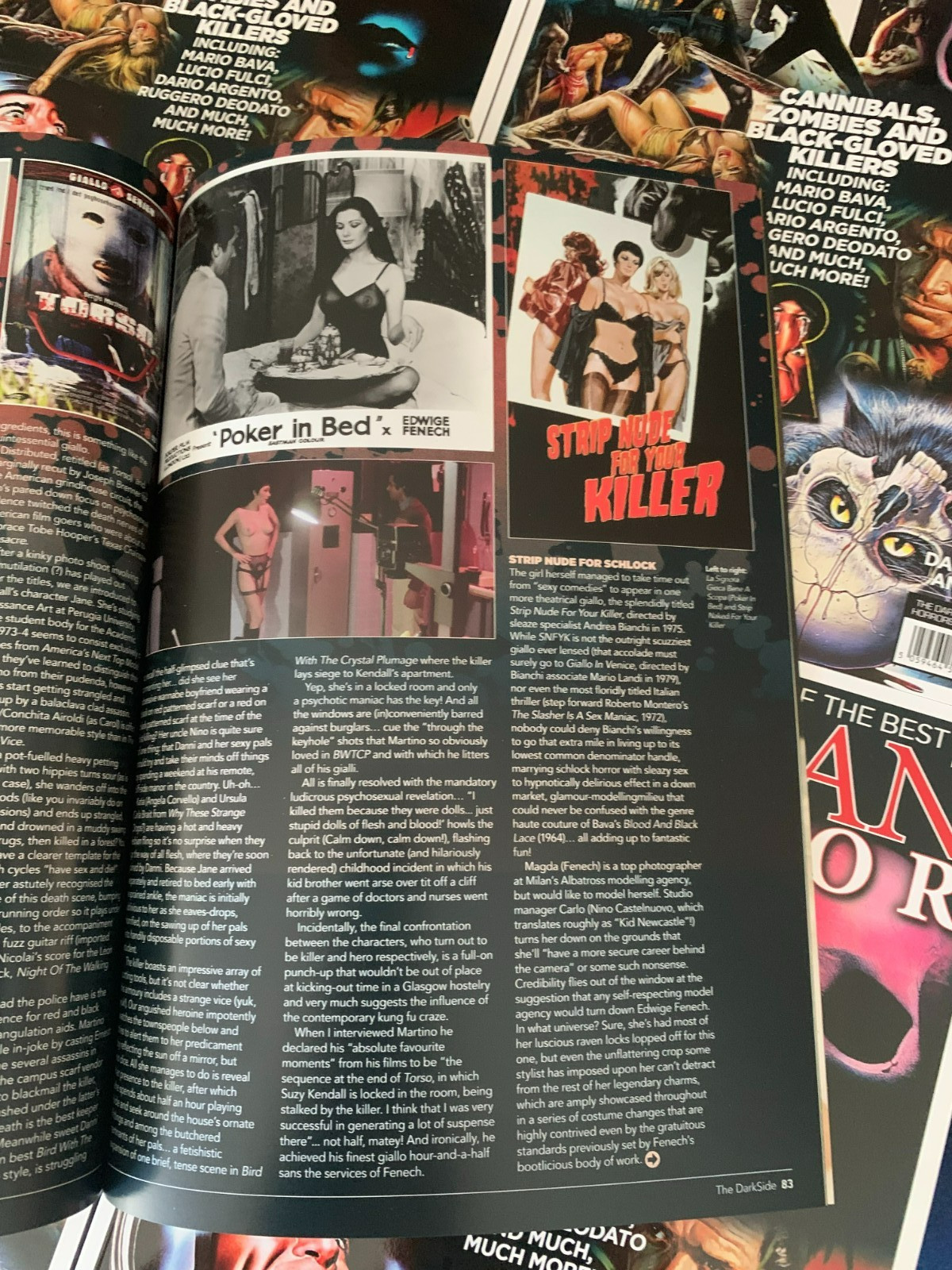 Horror Movie Book – Italian Horror Annual – 100 Full Colour A4 Pages