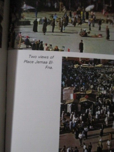 Marrakech Morocco Paperback Book 40 Photos 1986 36 Pages 5.5 X 7.5 inches