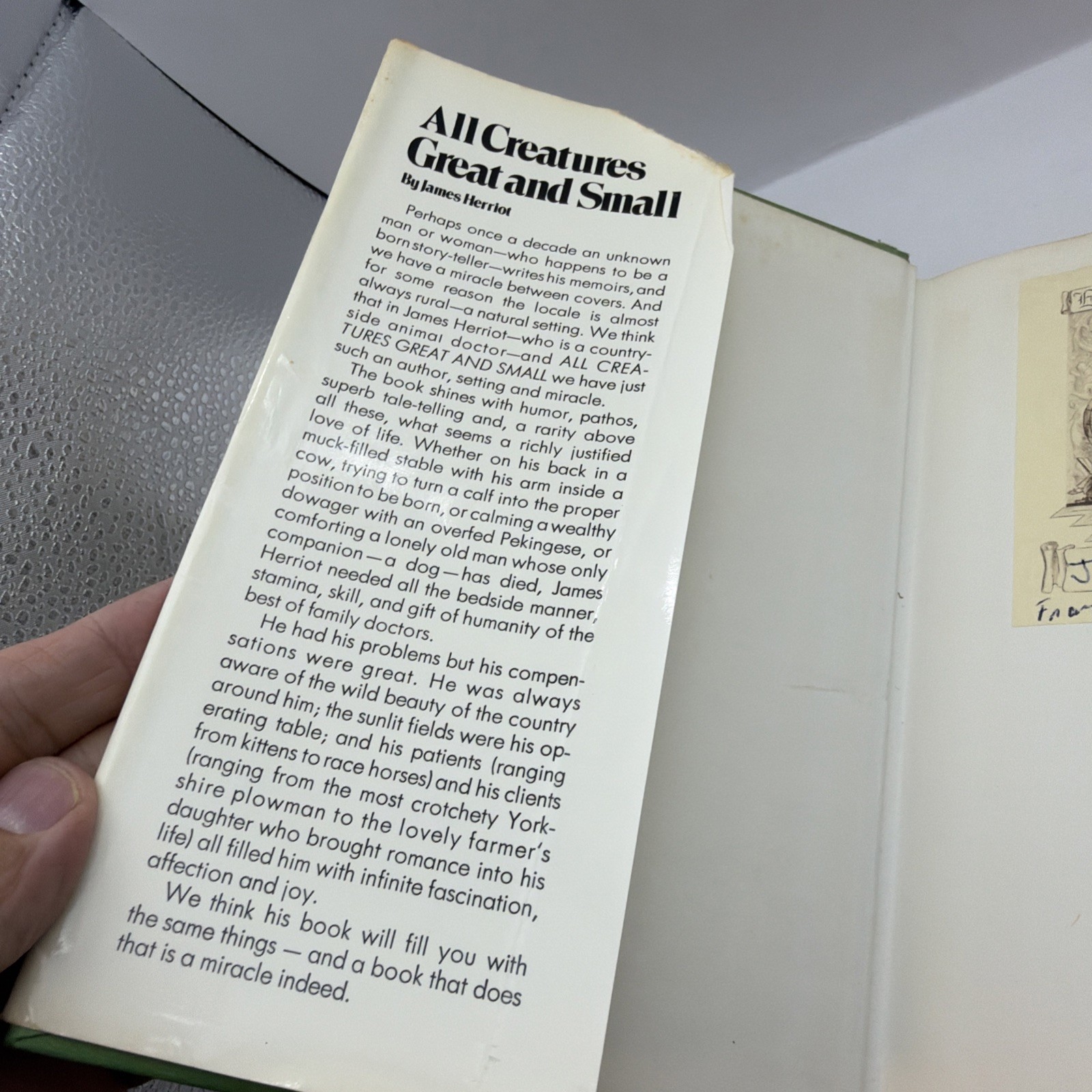 ALL CREATURES GREAT AND SMALL BY JAMES HERRIOT 1ST ED HC/Dj 1st Print