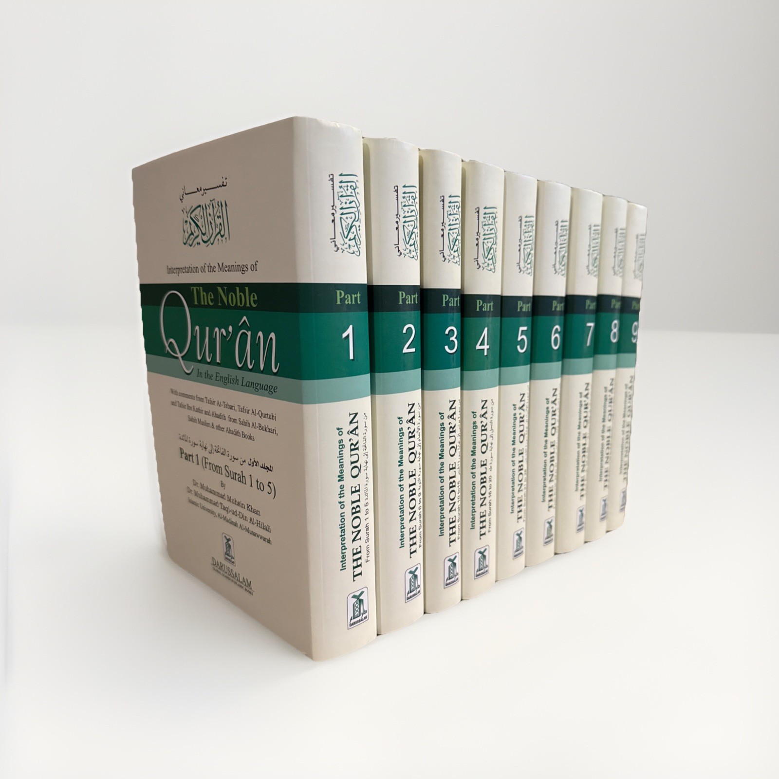 Interpretation Meanings Of The Noble Qur’an Darussalam Vol 1-9 English Khan