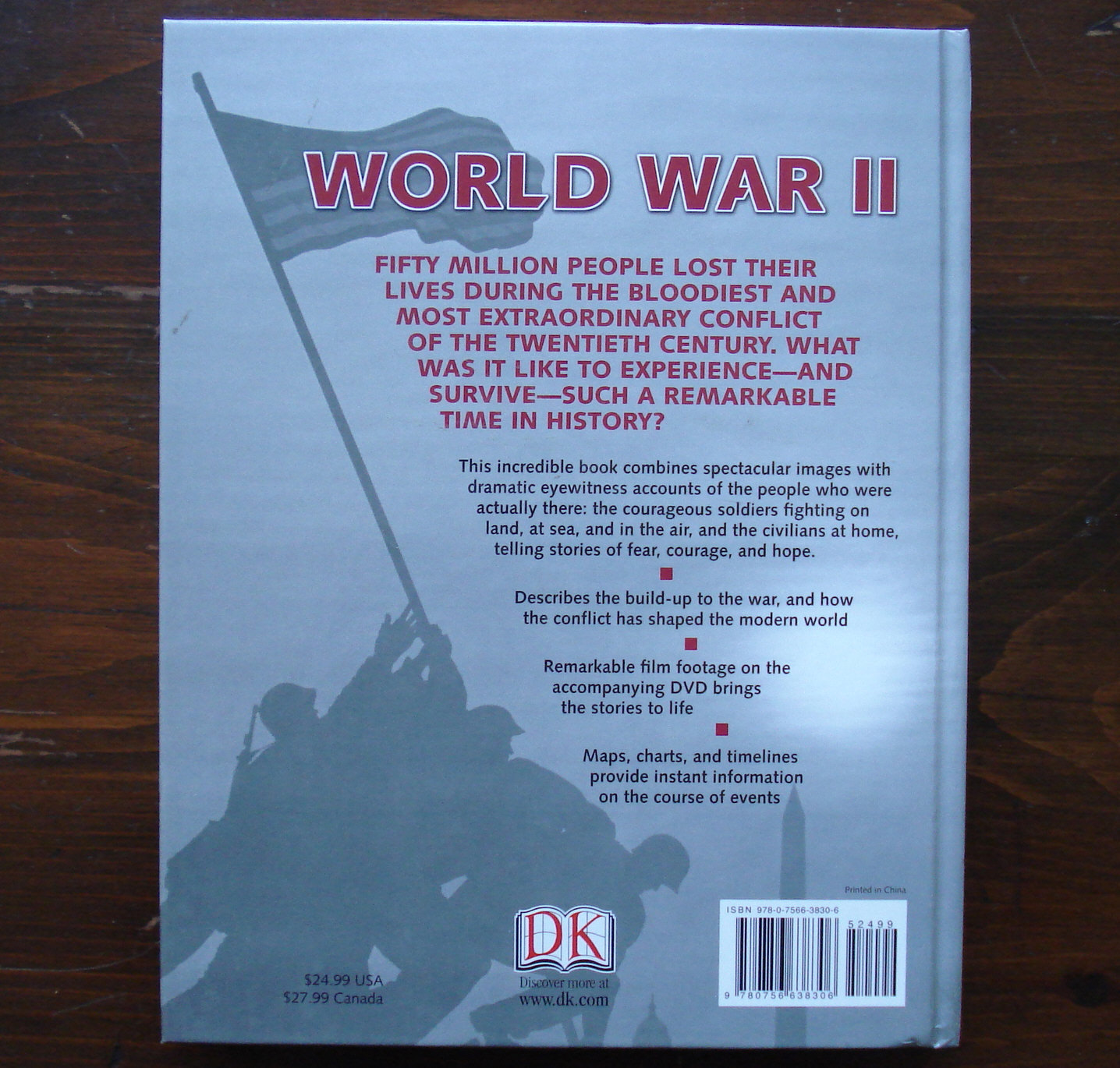 WORLD WAR II BY REG GRANT (2008 HARDCOVER EDITION) INCLUDES DVD