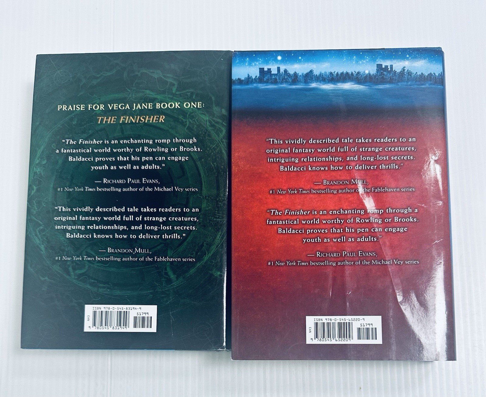 Vega Jane Hardcover Lot of 2 by David Baldacci Fantasy Adventure YA