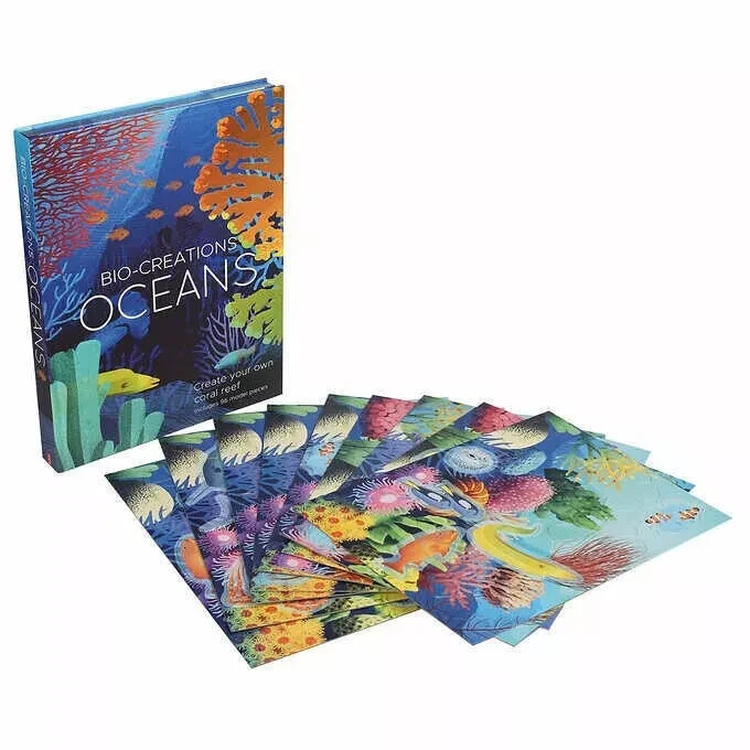Bio-Creations Oceans by Camilla de la Bedoyere Tropical Coral Reef Fish Shark