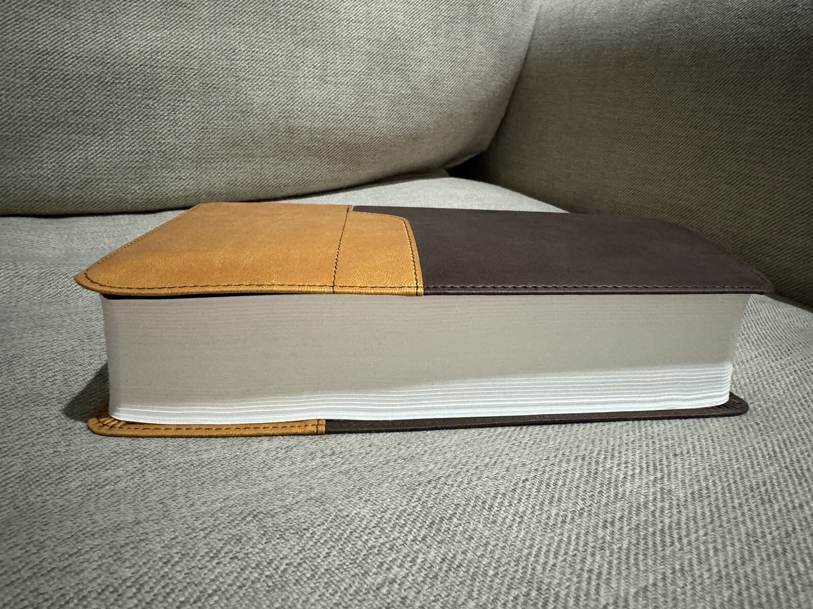 NIV Large Print Bible Personal Size 2011 Brown Tan Zondervan
