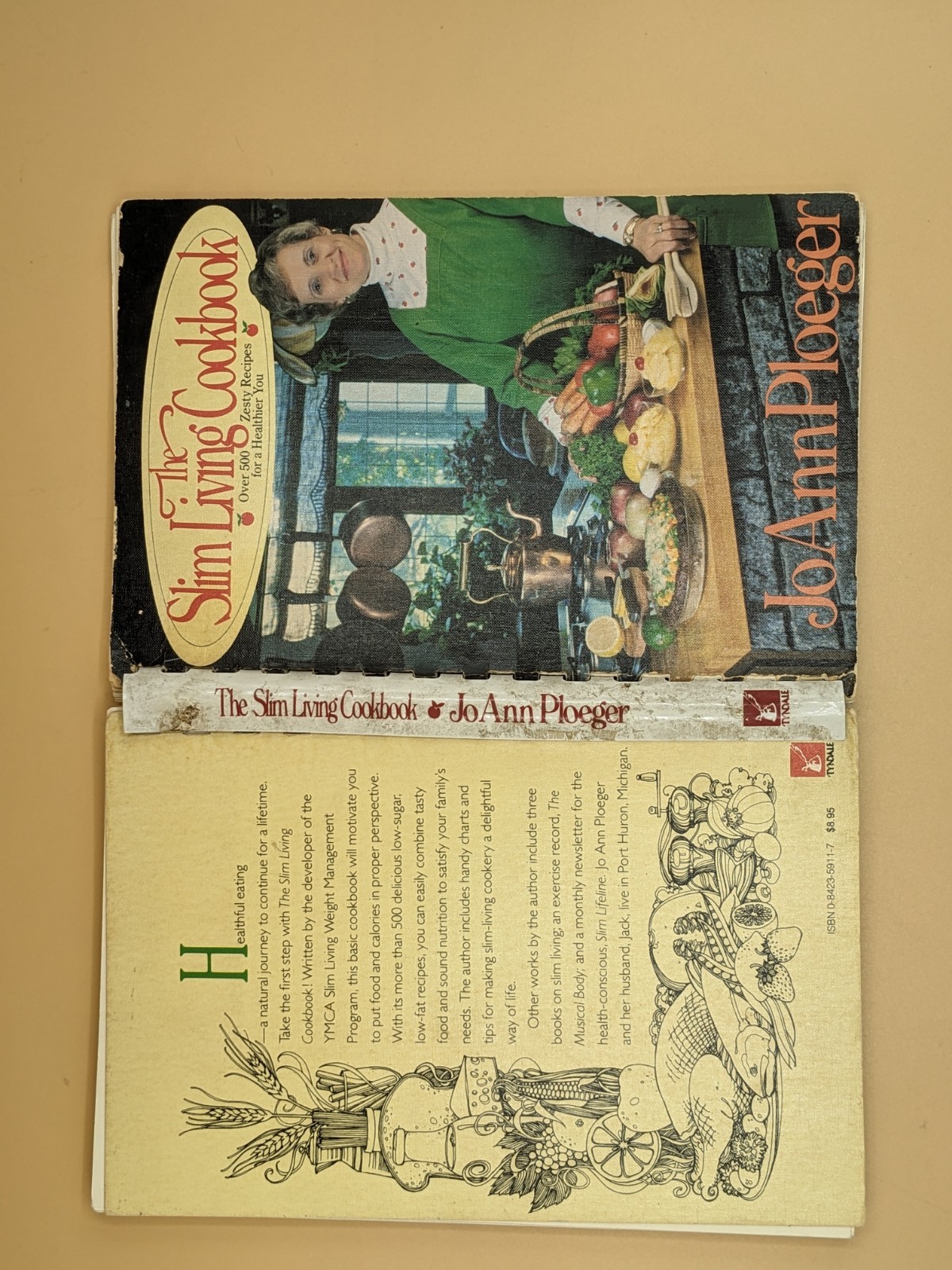 Cookbook: The Slim Living Cookbook 1981 Over 500 Recipes Spiral PB Pages 181
