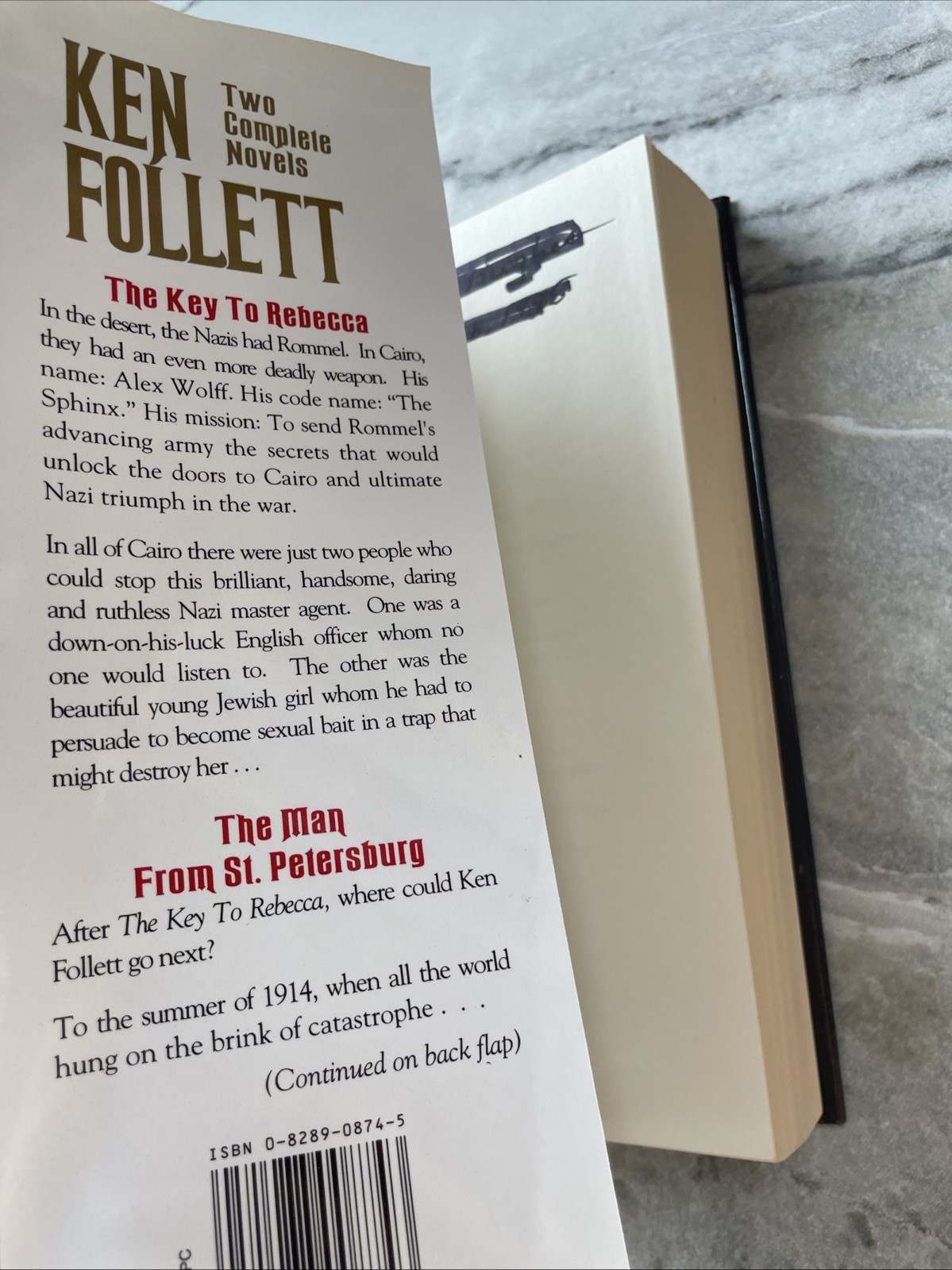 Ken Follett Two Complete Novels HC DJ Ken Follett